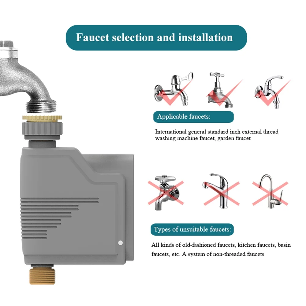Andoer Sprinkler Controller,Tmall And Lawns Remote Smart Water Compatible With Tmall - Remote Smart With Tmall And Sprinkler Timer - With Wifi Hub Water Timer With Hub Voice Compatible Wifi Hub Voice
