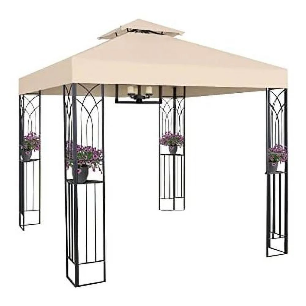 Replacement Canopy Top Cover Compatible With The HIO 8X8 Gazebo - Riplock 350