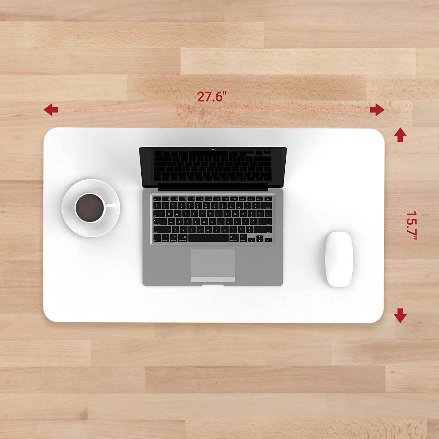 Medical Adjustable Overbed Bedside Table with Hidden Casters, Pneumatic Mobile Laptop Computer Standing Desk Cart with Tray, Hospital and Home Use
