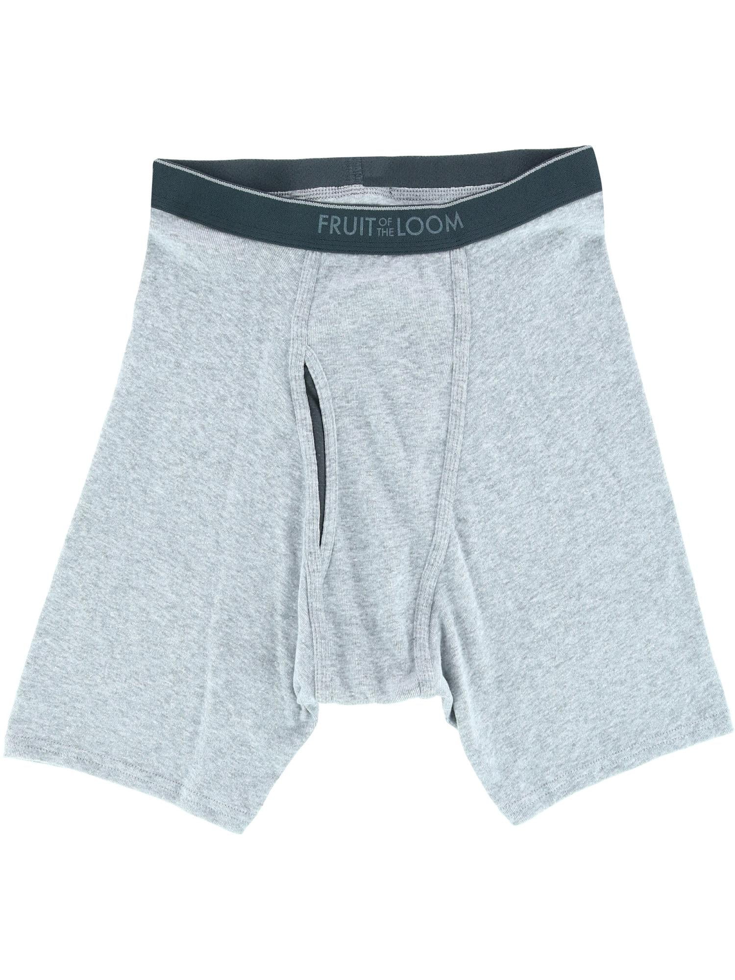 Fruit of the Loom Men's CoolZone Fly Black and Gray Boxer Briefs, 3 Pack