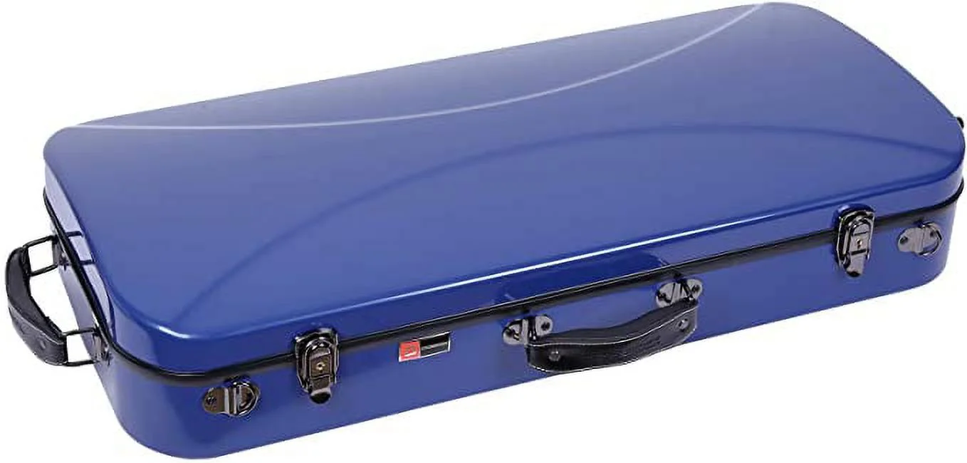 Crossrock Fiberglass Double Case with TSA Lock for Two Concert/Tenor Ukuleles