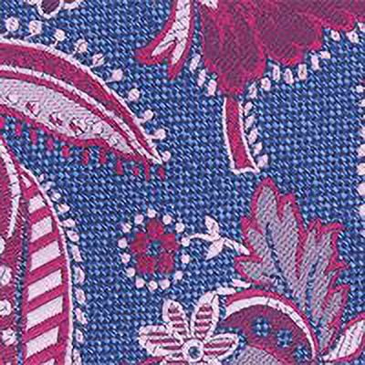 PERRY ELLIS Mens Blue Paisley Classic Neck Tie