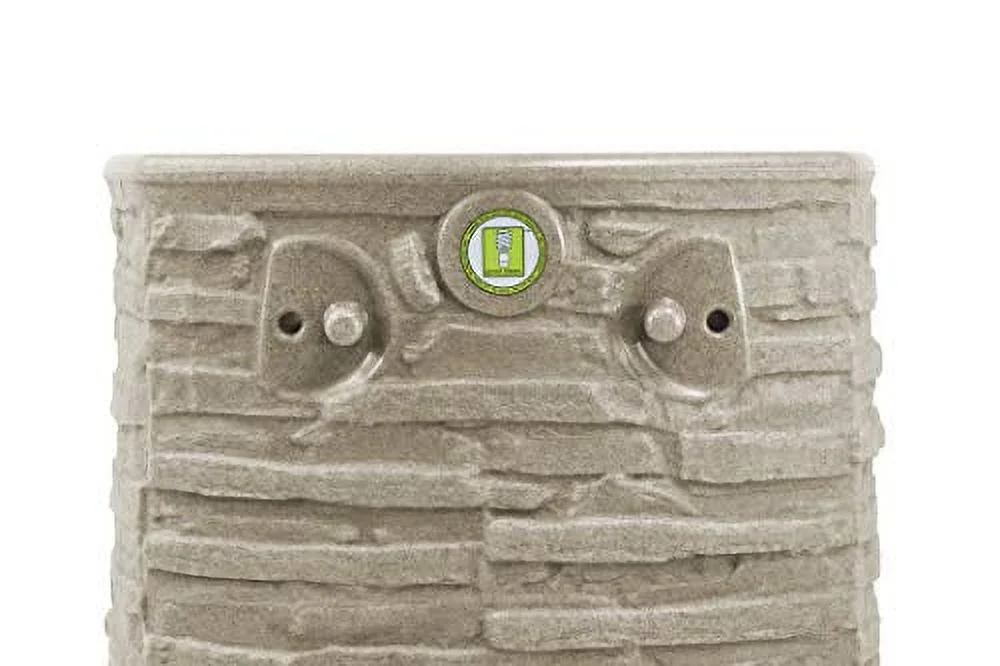 Good Ideas Impressions Riverwalk 50 Gallon Rain Saver - Sandstone