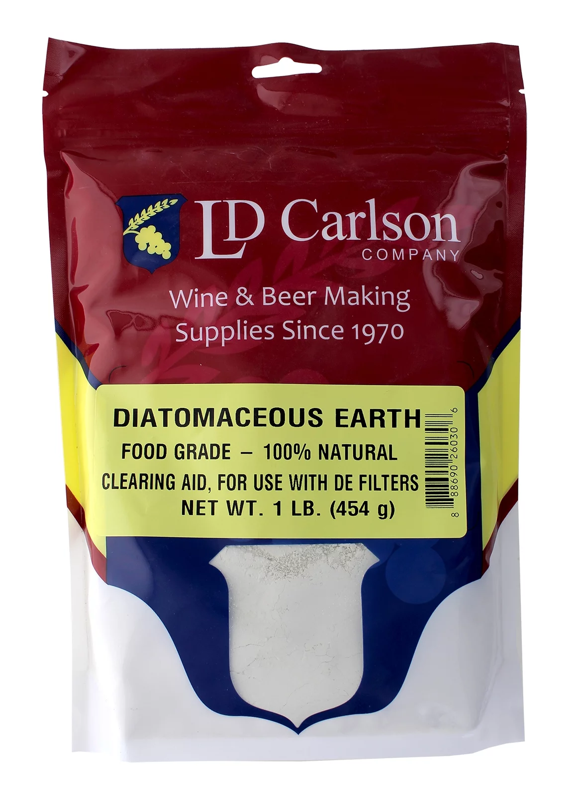 Diatomaceous Earth - Food Grade, 100% Natural - 1 lb