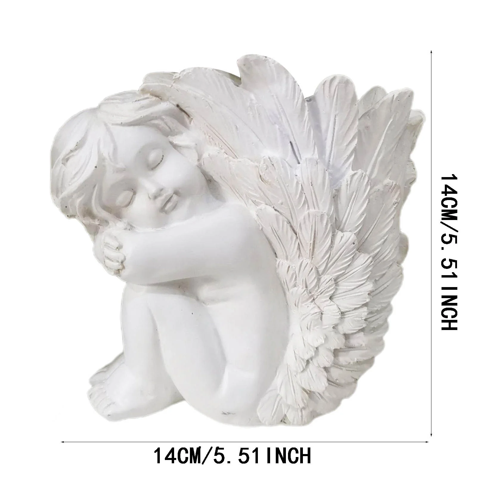 QNFEPKG Angel Statue Crafted Head Face Planter Pot Flower Pot With Hole For A DIY Succulents Man Pens Holder Or Speaker Holder