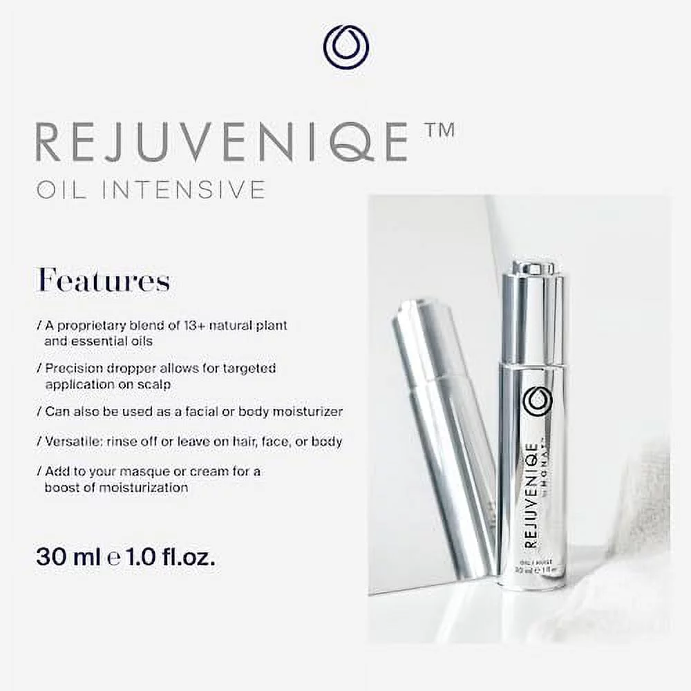 MONAT REJUVENIQE® Oil Multi-Purpose Hair & Skin Treatment with 13+ Natural Plant and Essential Oils, Hydrates and Strengthens, 30 ml (1.0 fl.oz.)