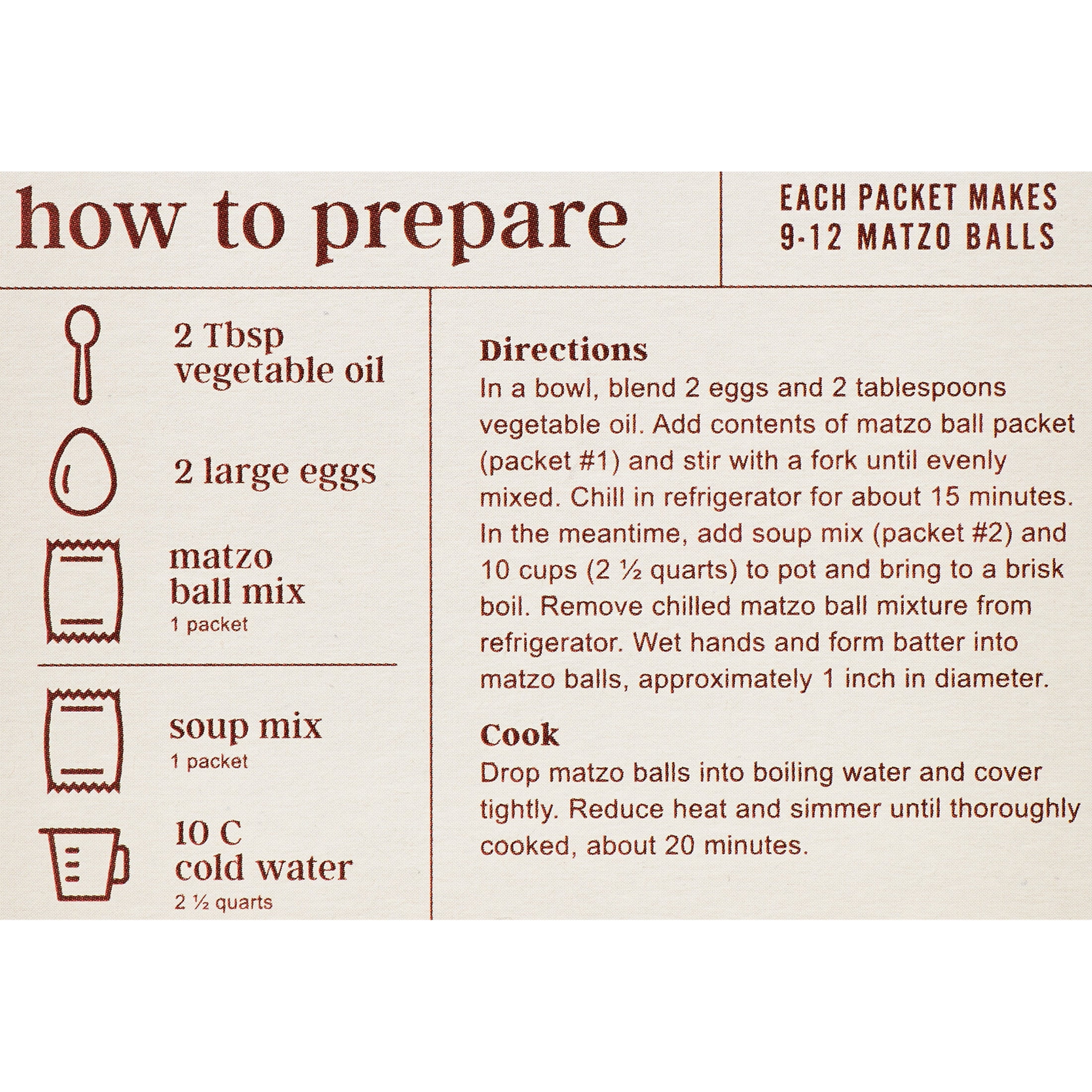 Manischewitz Matzo Ball and Soup Mix - 4.5 oz.