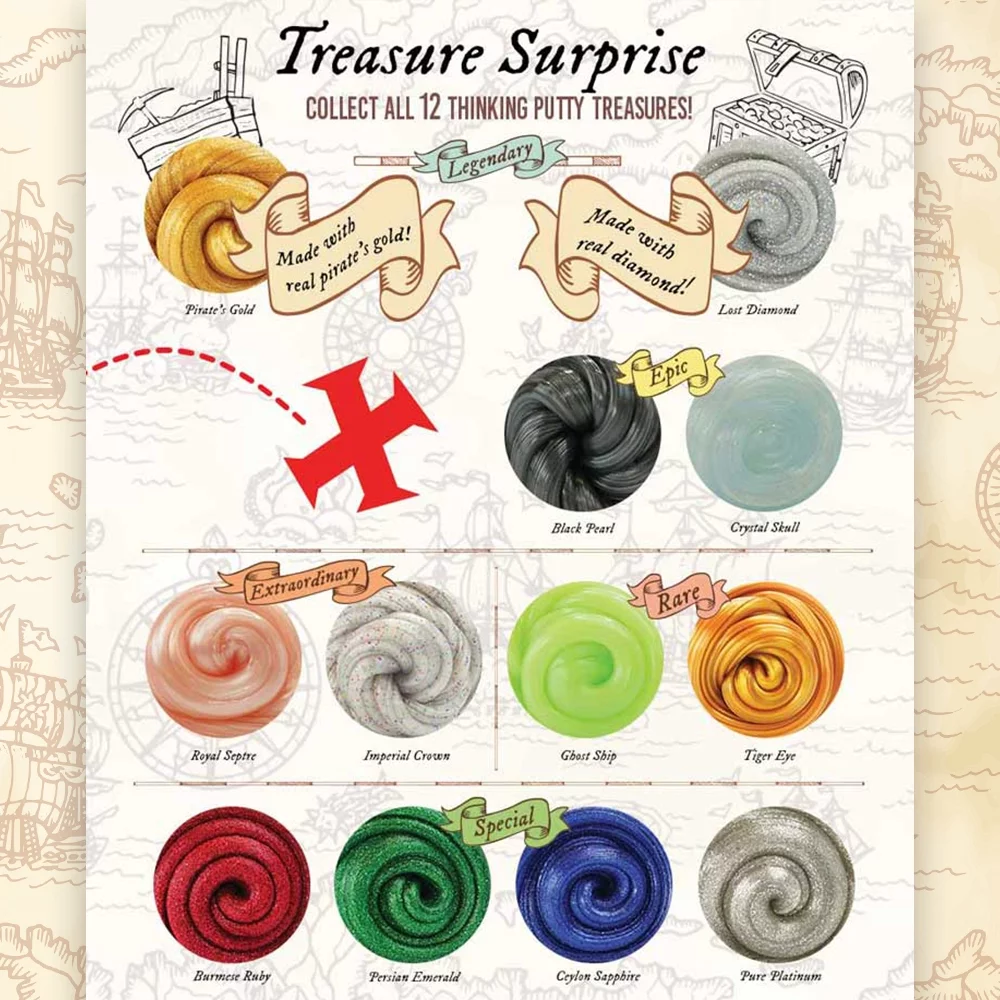 Aaron's Putty Treasure Surprise Putty