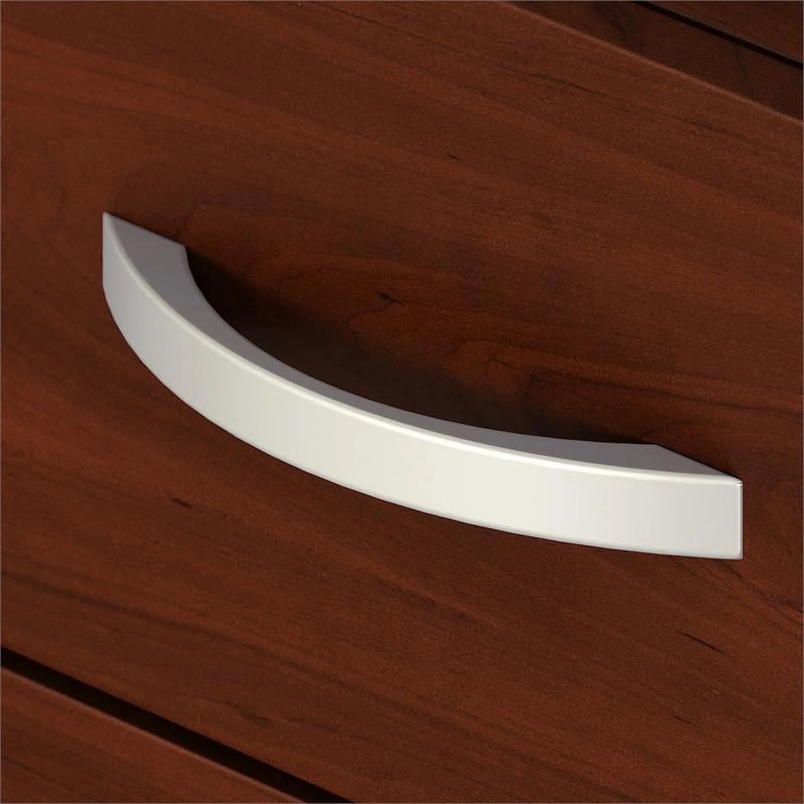 Home Square 2 Piece Wood Mobile Filing Cabinet Set in Hansen Cherry