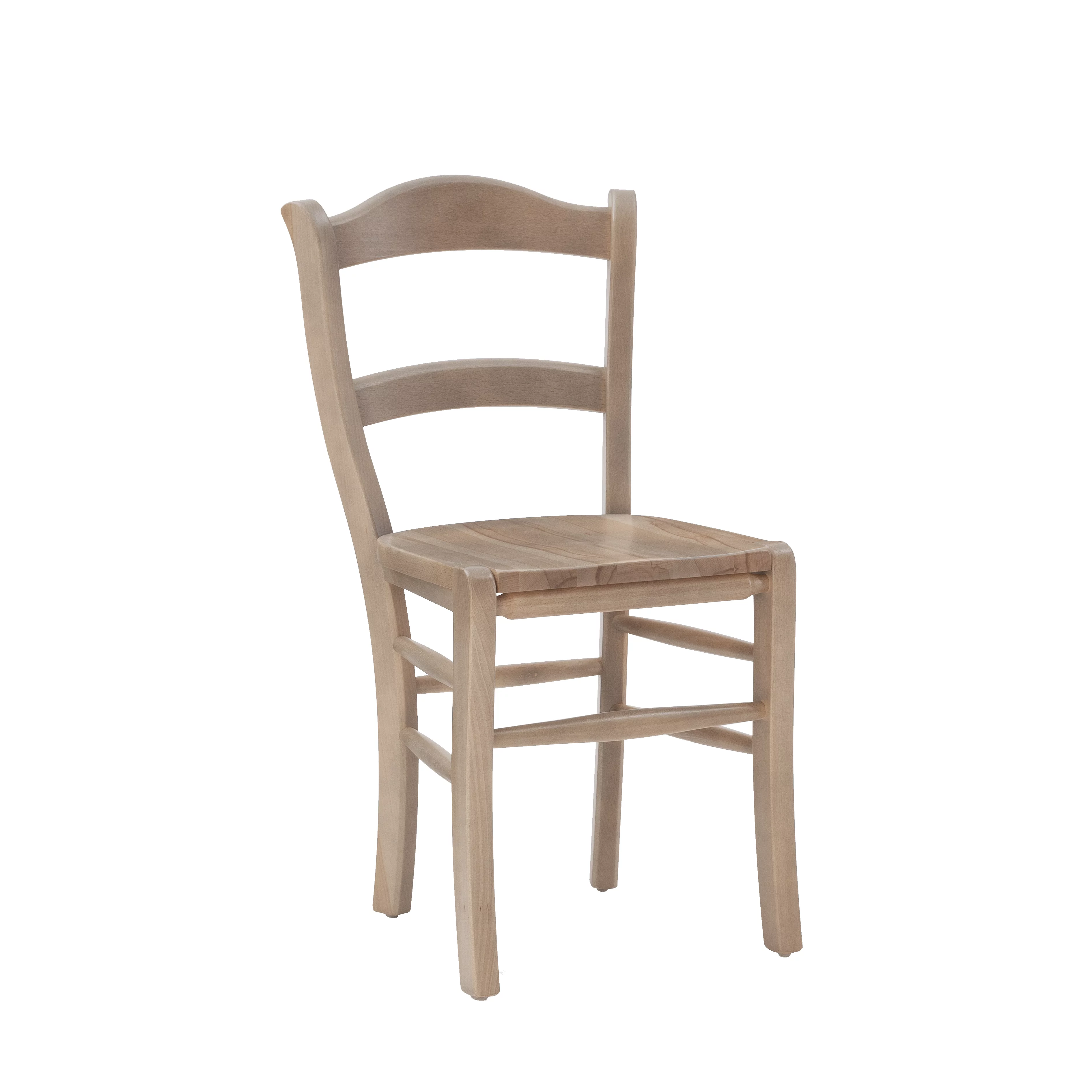 Linon Lantana Wood Dining Side Accent Chair, Set of 2, Natural