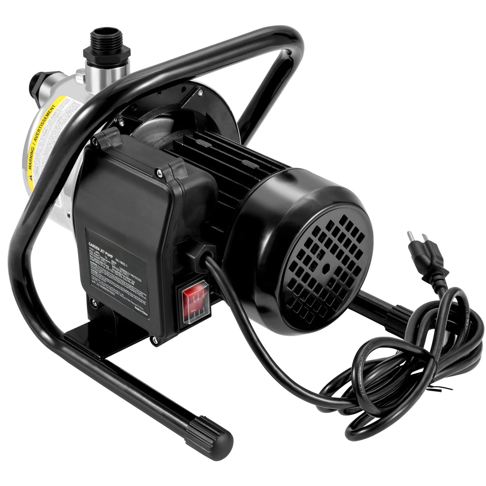 SKYSHALO 1.1HP 978 GPH 131 ft Head Shallow Well Pump Portable Garden Water Jet Pump
