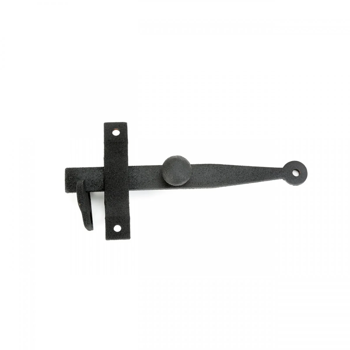 Black Cast Iron Gate Latch Bar Catch 6