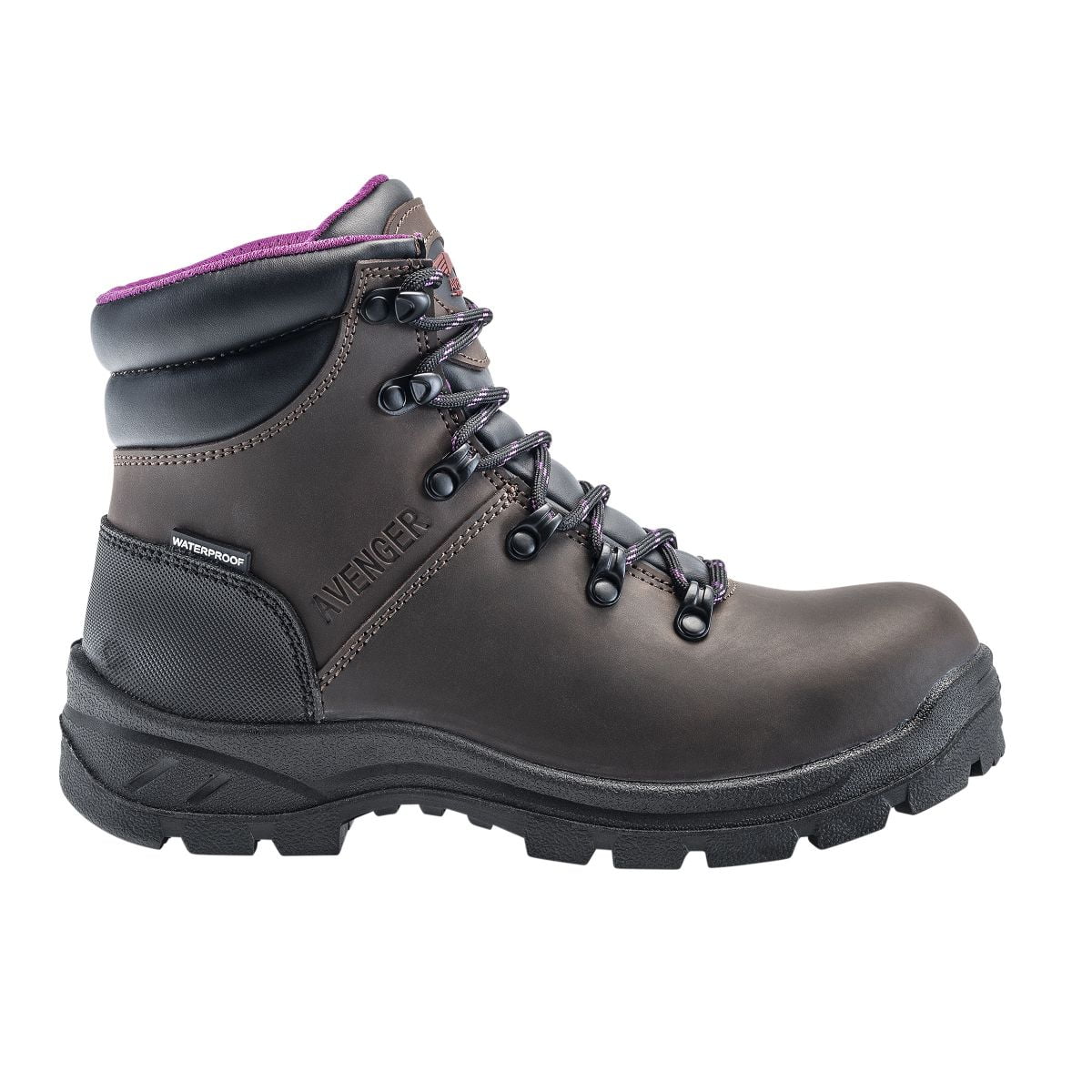 FSI FOOTWEAR SPECIALTIES INTERNATIONAL NAUTILUS Avenger Women's 6-inch Builder Steel Toe EH Work Boots Brown - A8125