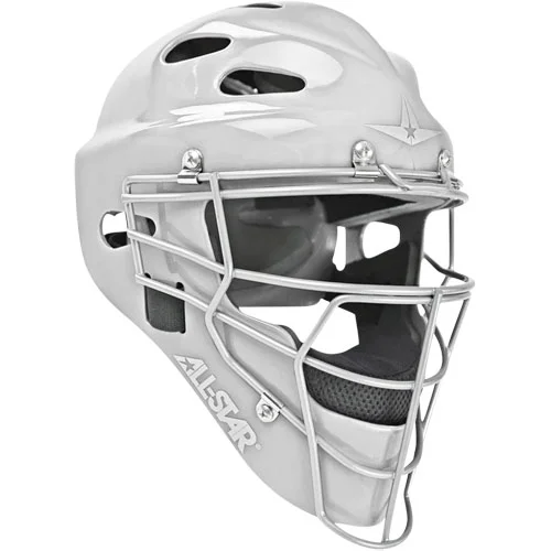 All Star Adult Heiress Fastpitch Softball Catchers Set (Small) White