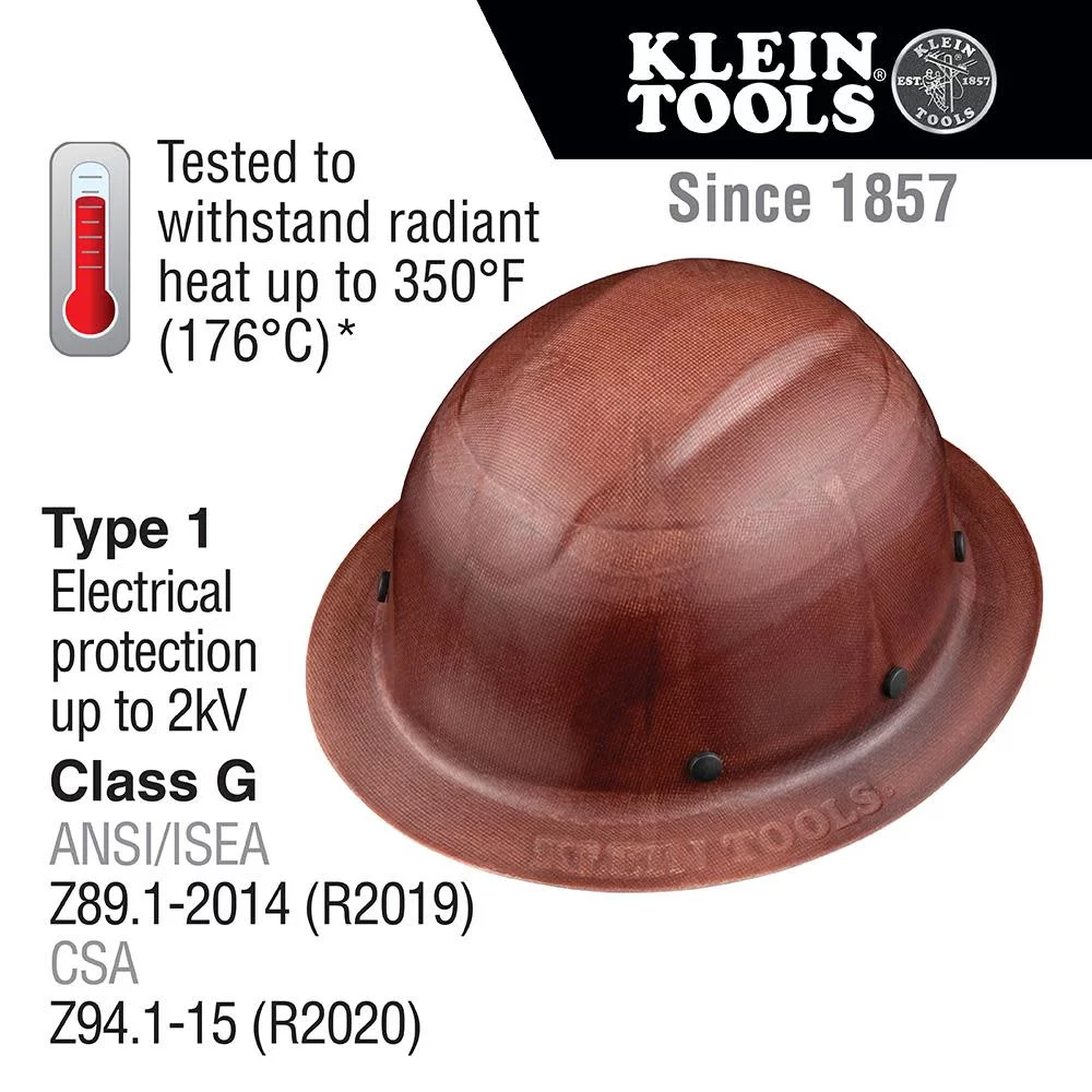 Klein Tools High Temp Full Brim Hard Hat