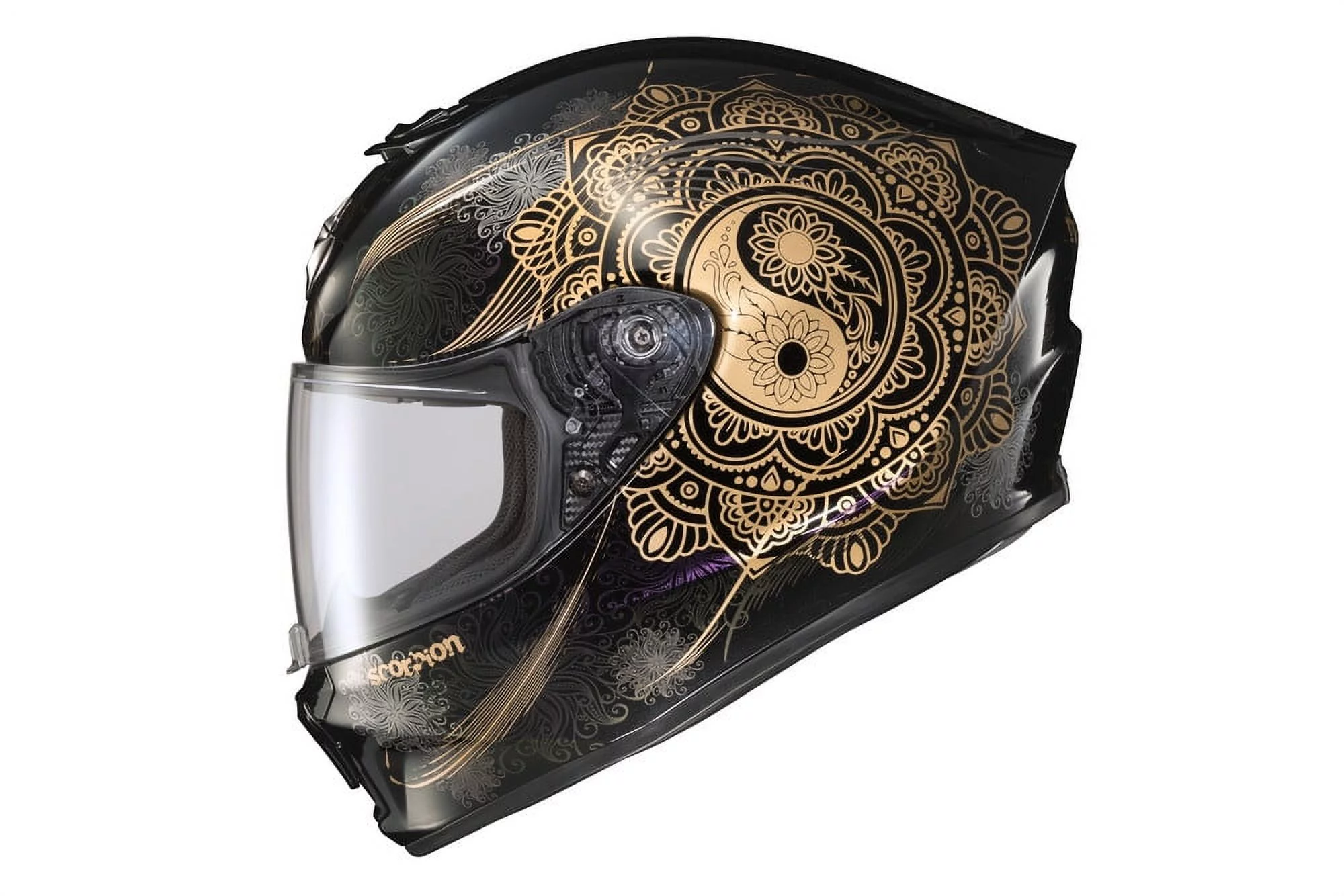 Scorpion - 42-1605 - EXO-R420 FULL FACE HELMET NAMASKAR BLACK LG