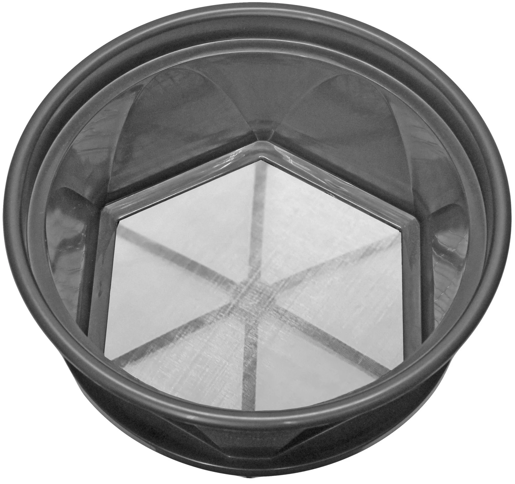 Sluice Fox Sluice Fox 13 1/4 inch gold classifier prospecting pan - stainless steel mesh sifting pan fits atop 5 gallon bucket; mealworm strainer and shark tooth sifter (1/70 inch mesh, 4900 holes per