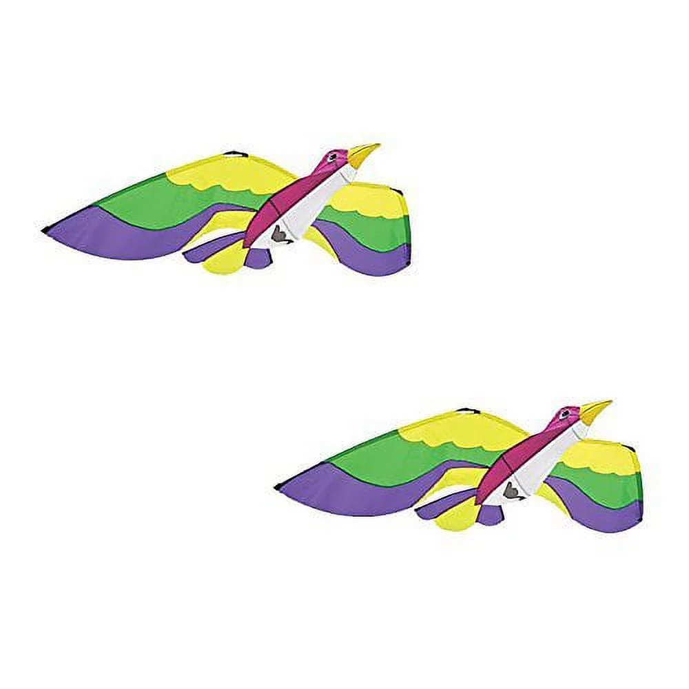 Gayla Industries 1317 3D Rainbow Bird Ripstop Nylon Kite-55 Wingspan Single Kite