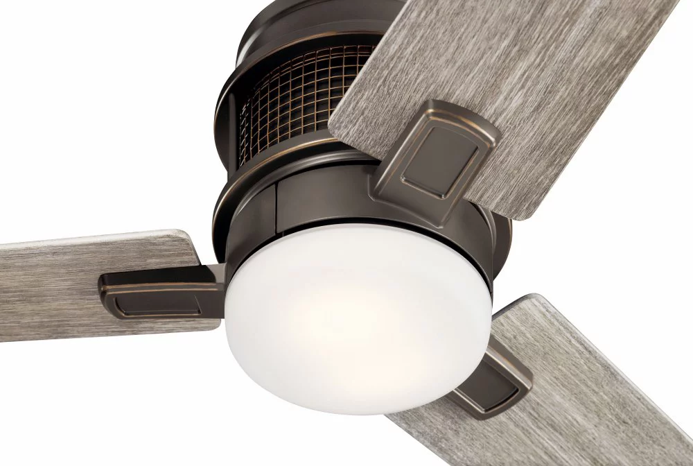 Ceiling Fan with Light Kit with Utilitarian Inspirations 10.5 inches Tall By 52 inches Wide-Brushed Nickel Finish Bailey Street Home 147-Bel-2958962
