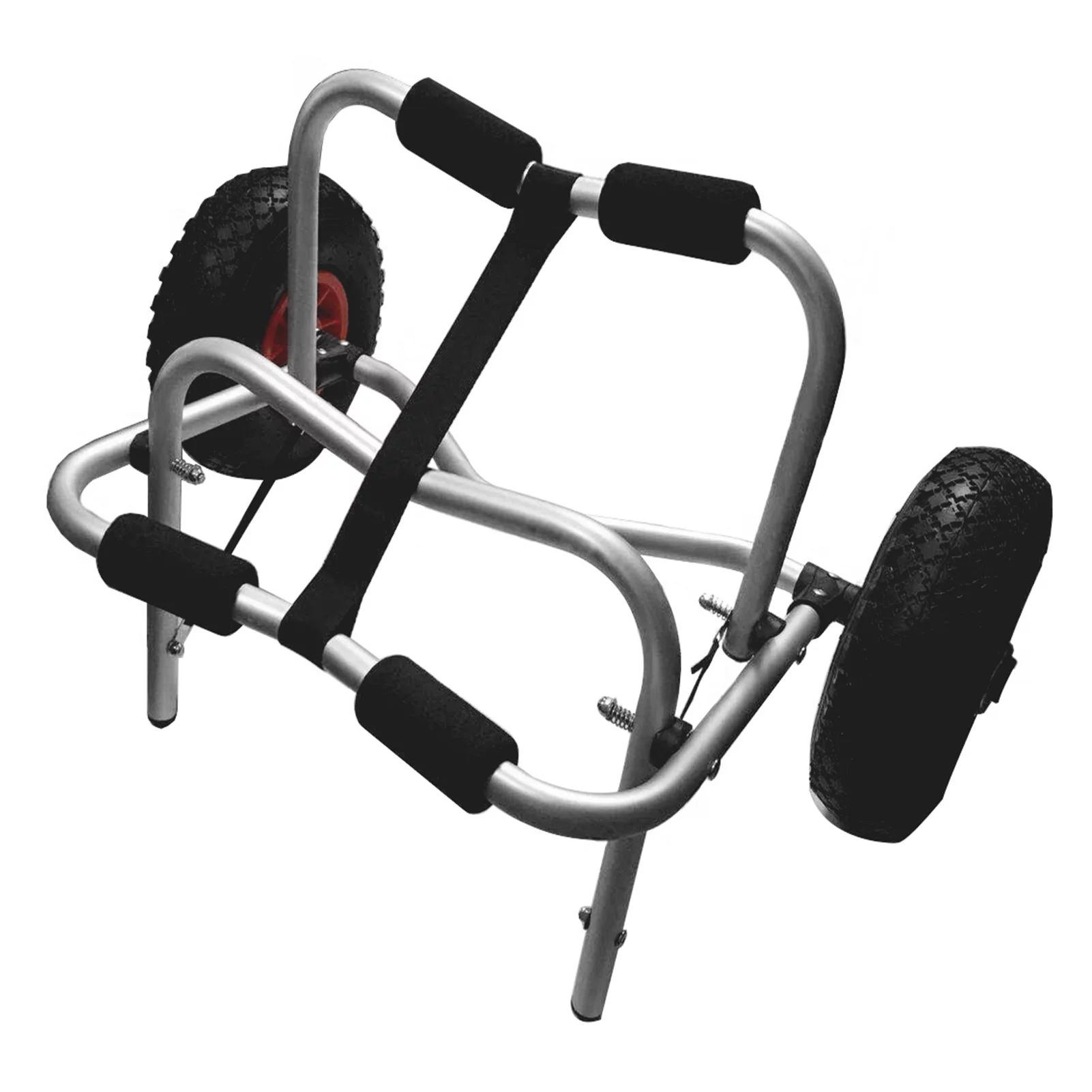 Meterk 80KG Loading Capacity Foldable Kayak Trolley Energy-saving Two-wheeled Carrier Cart for Kayak Canoe Boat