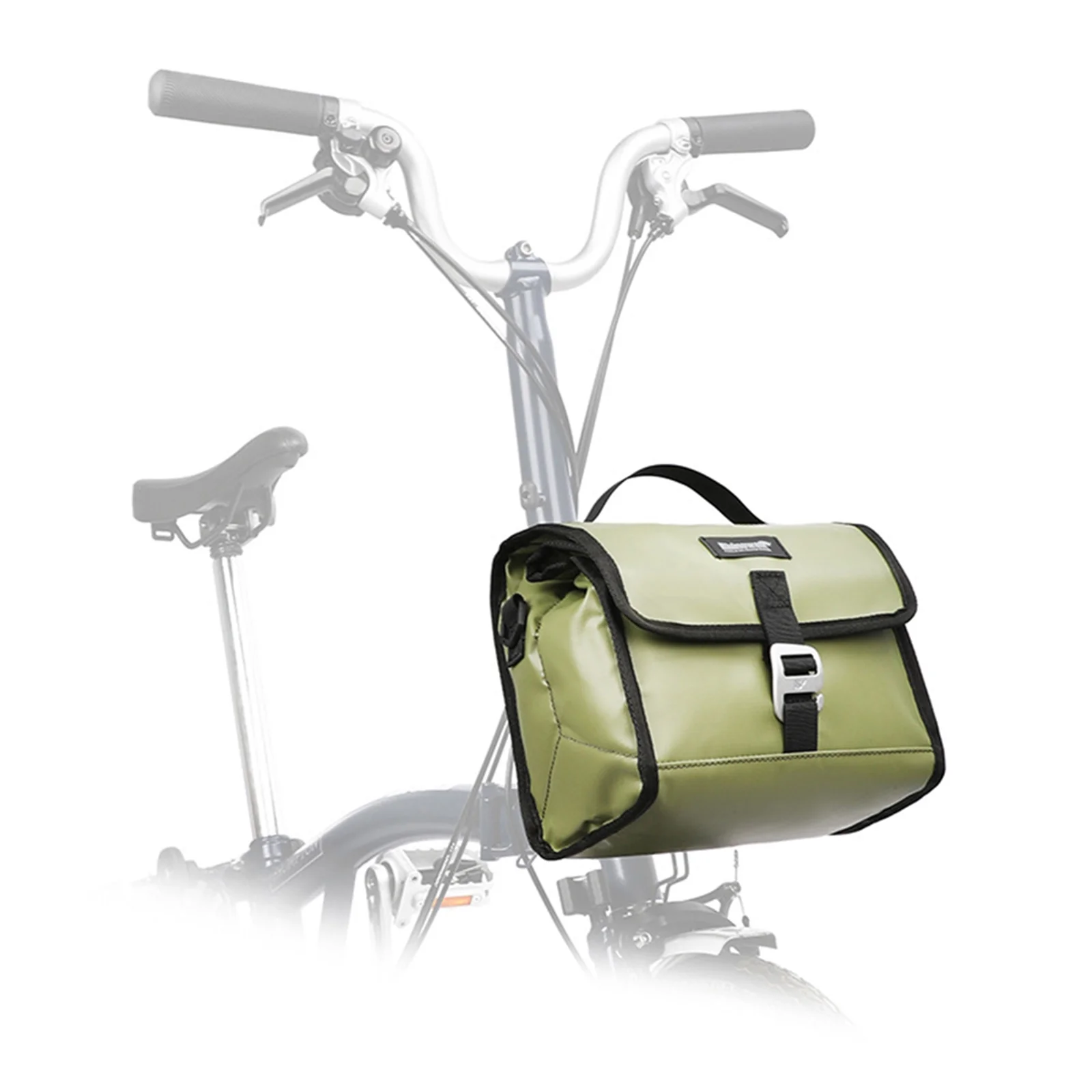 Rhinowalk Bike Basket Bag with Rain Cover Keep Your Belongings Safe and