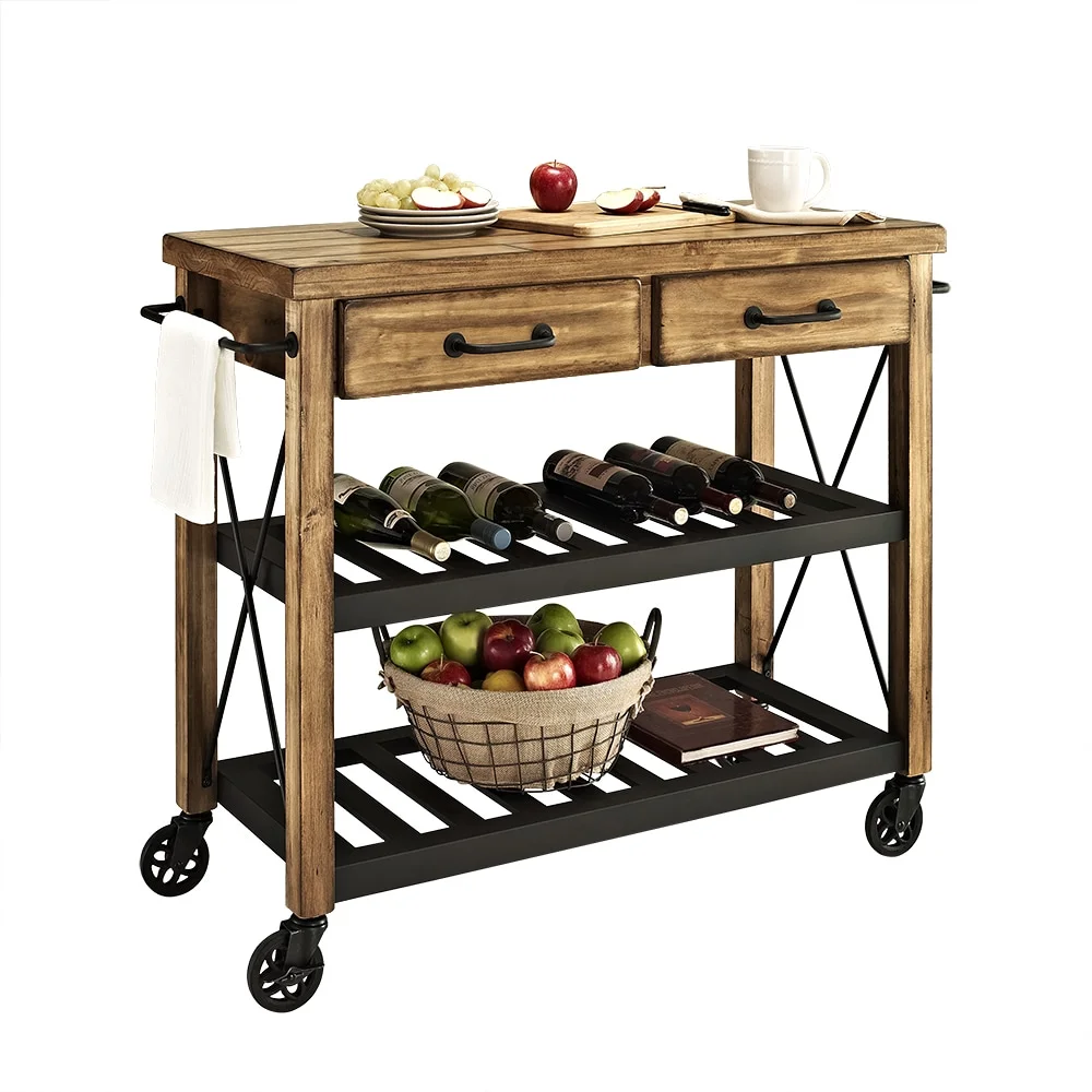 Crosley Furniture Crosley Roots Kitchen Cart - 42