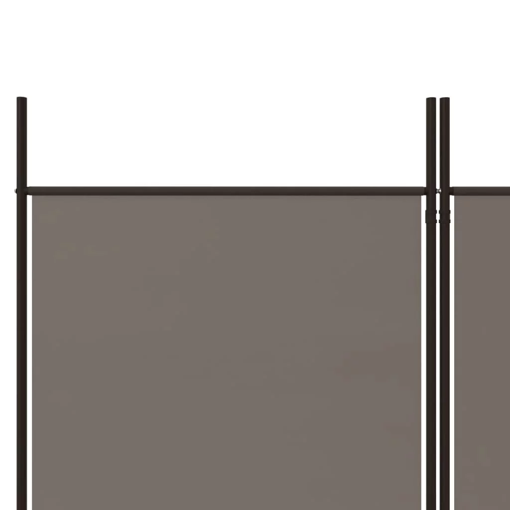 Anself 6-Panel Room Divider Anthracite 118.1