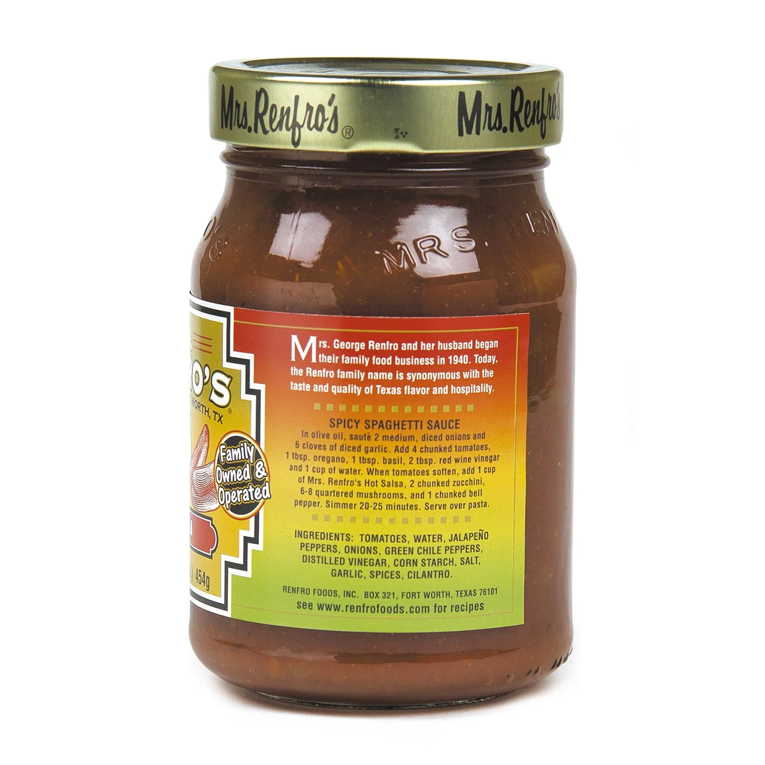 Mrs. Renfro's Salsa, Hot, 16 Oz