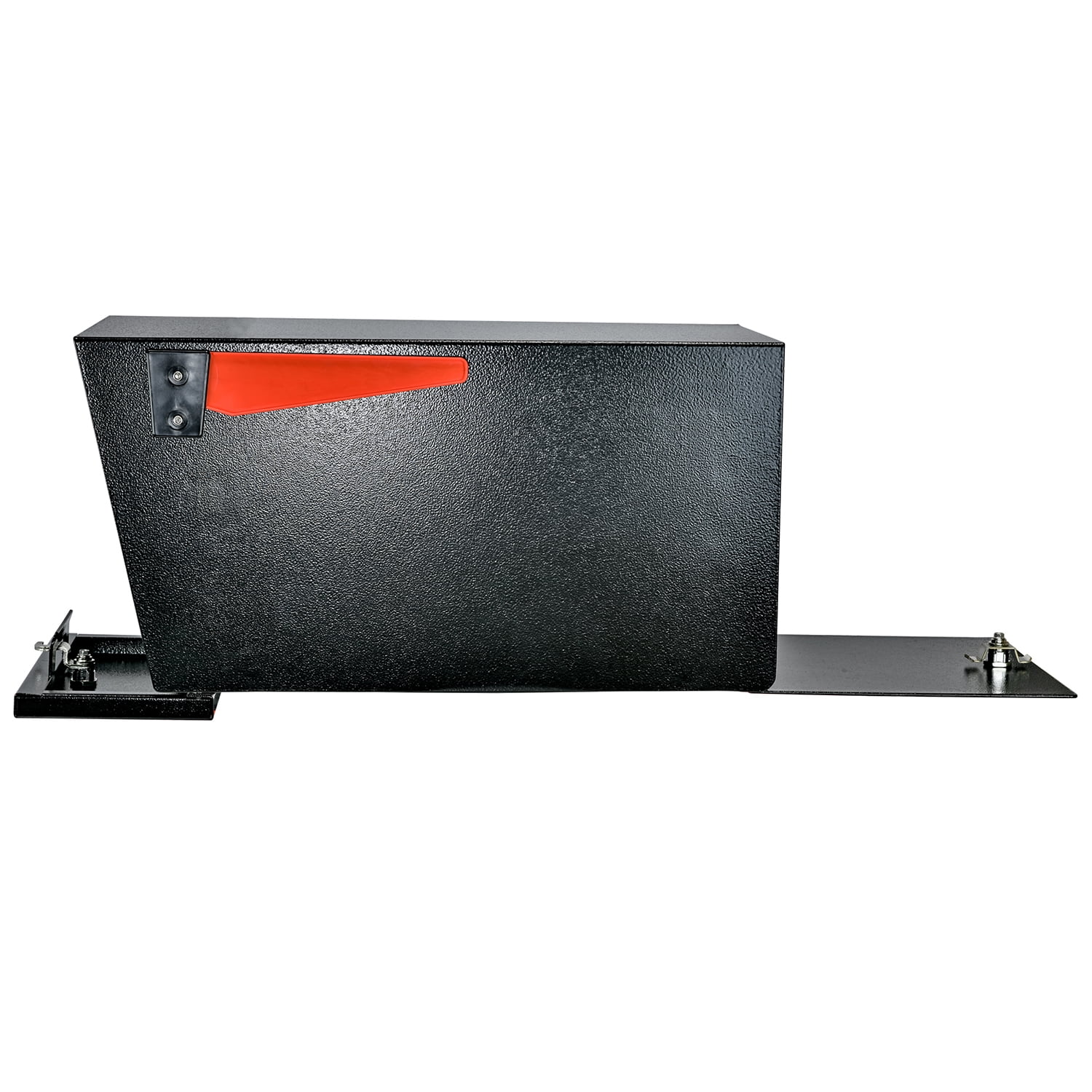 Mail Manager Street Safe Latitude Locking Security Mailbox (Front & Rear Access), Black