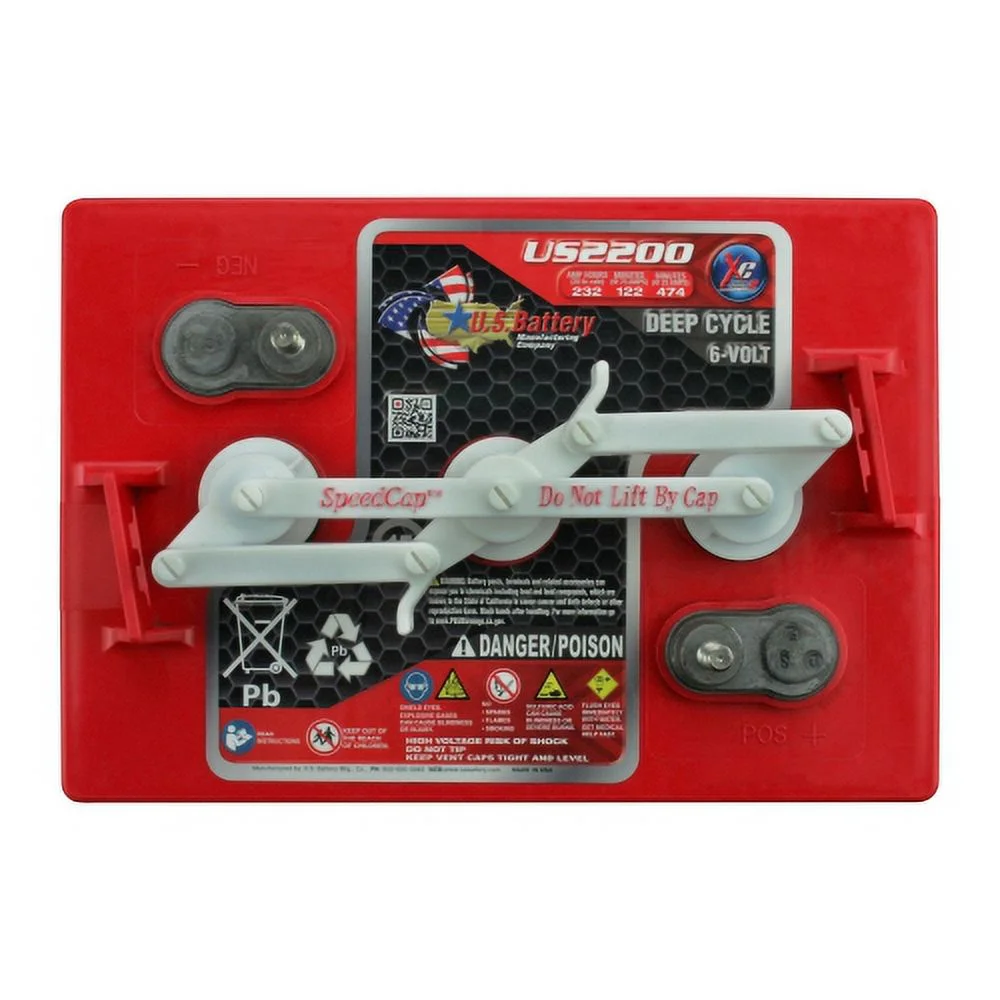 US2200XC Replaces T-105 6V Volt Deep Cycle Golf Cart, Solar, Marine, RV and Industrial Use Batteries - 6 Pack