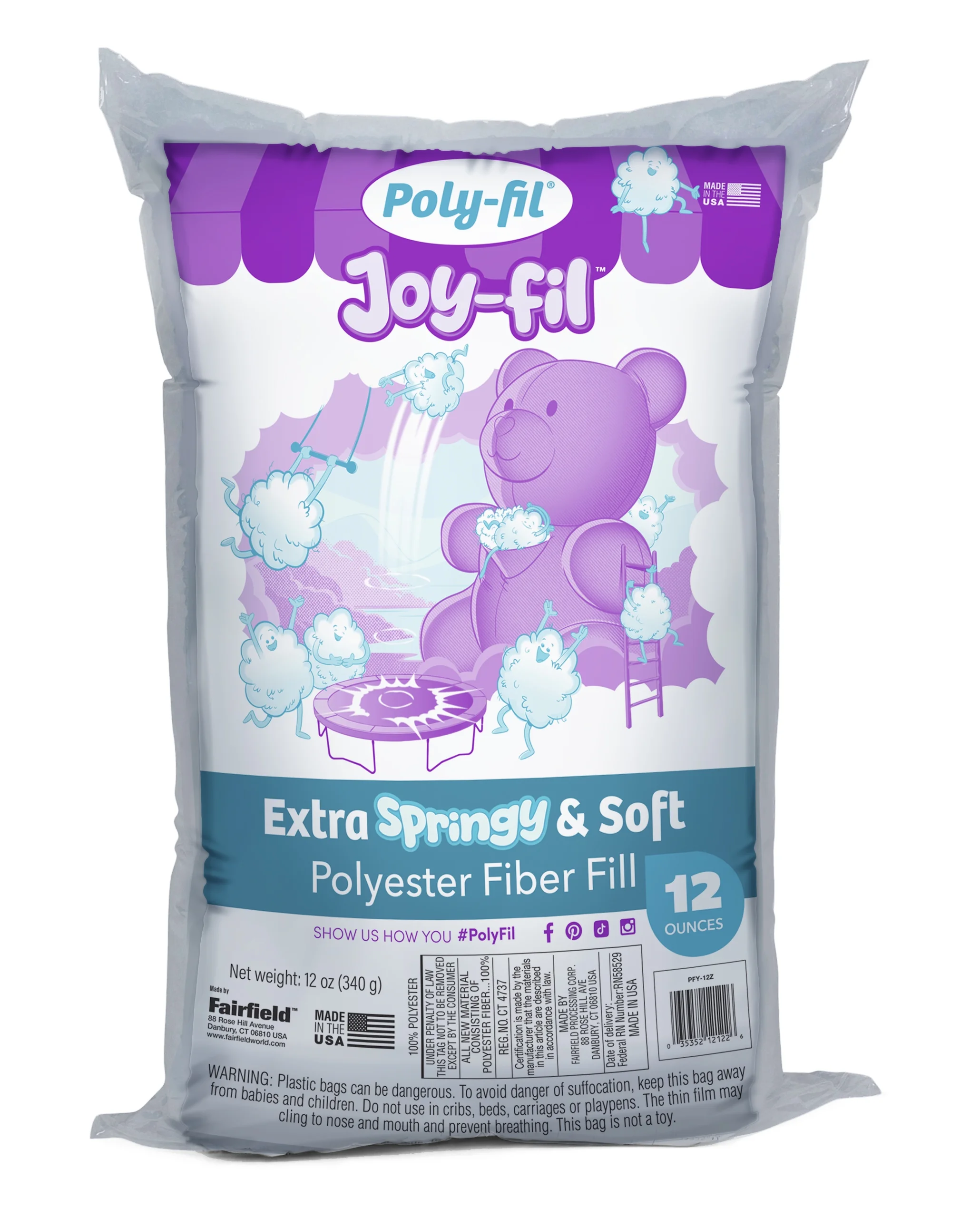 Poly-fil? Joy-Fil? by Fairfield, 12 Ounce Bag