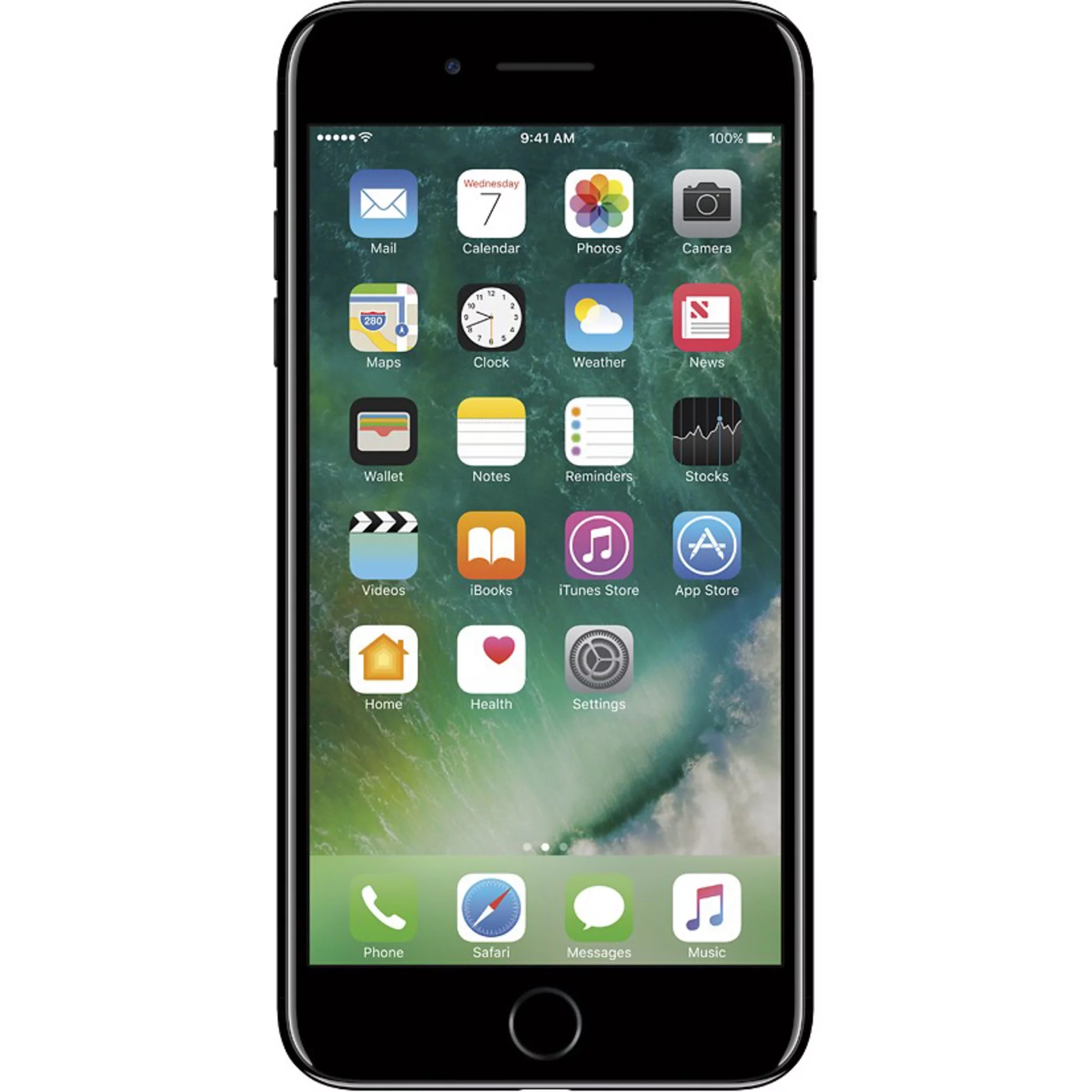 Restored Apple iPhone 7 Plus 128GB Jet Black GSM Unlocked (AT&T + T-Mobile) Smartphone (Refurbished)