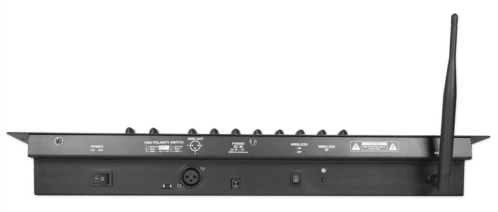 (10) Rockville MINI RF3 RGBWA+UV DMX DJ/Party Wash Lights+DMX Controller+Bags