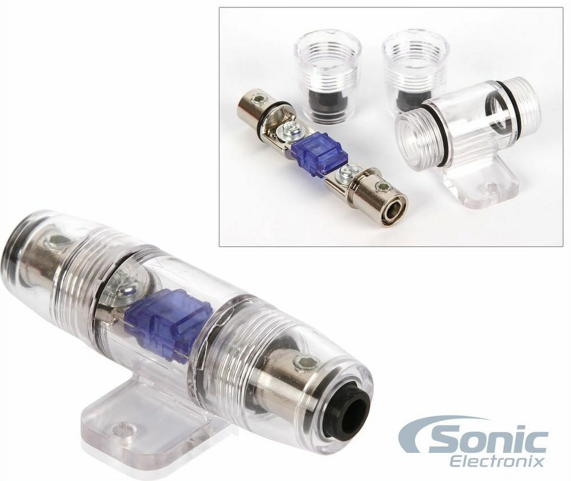 Belva BXA6404 Amplifier + Belva BAK84 8 Gauge Amp Kit 240W Total RMS 4-Channel Amplifier Package (Includes Amplifier and Amp Wiring Kit)