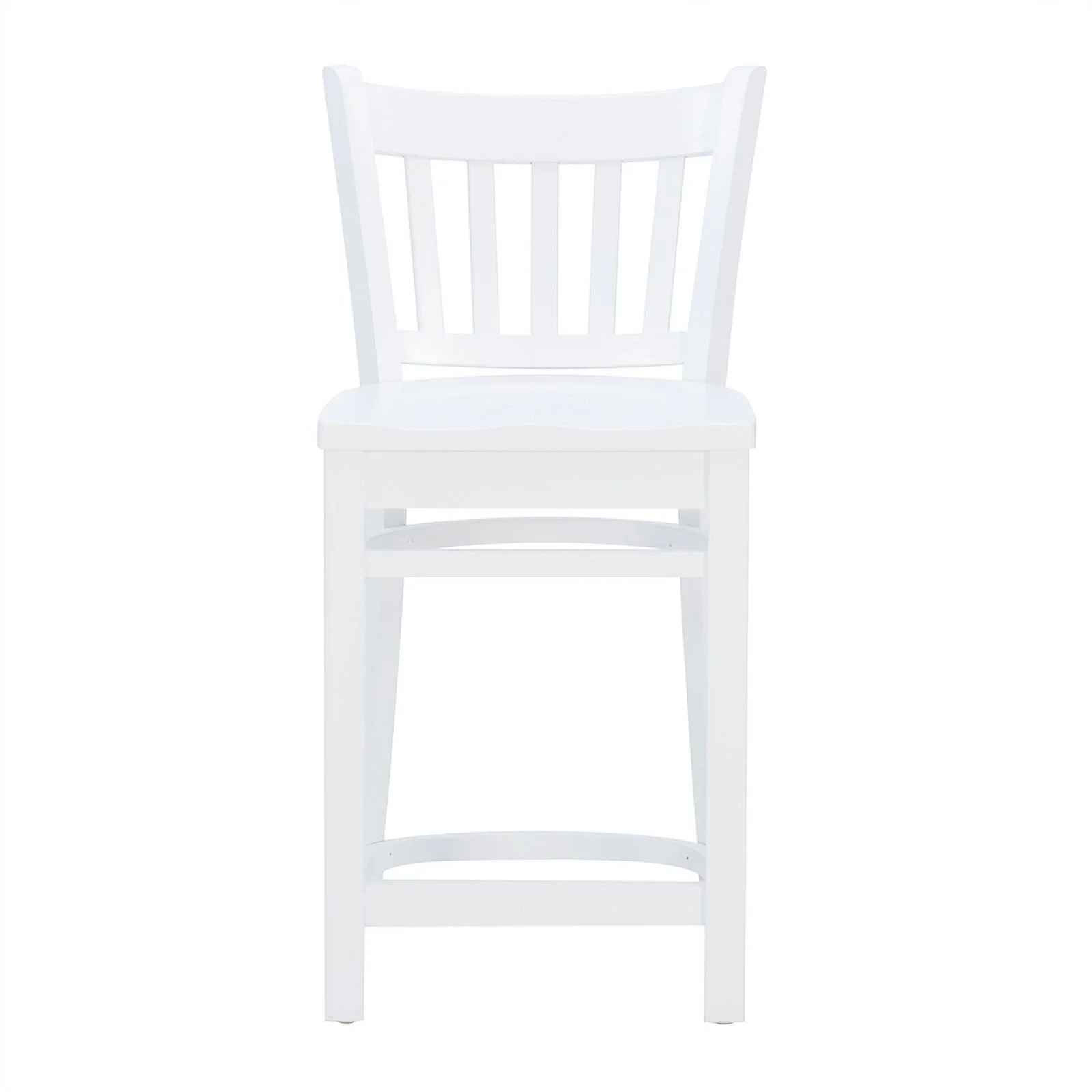 Linon Zane Solid Beechwood Set of 2 Curved Slat Back 24