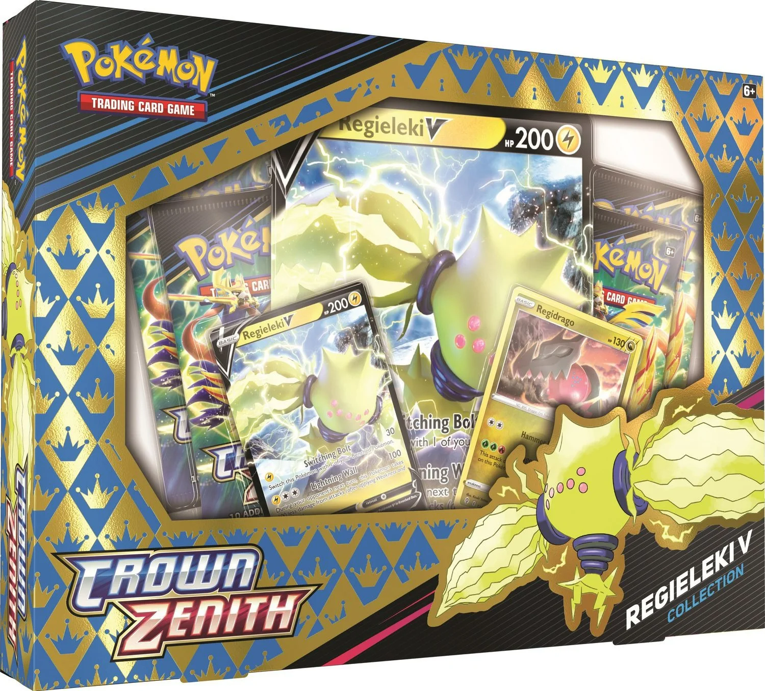 The Pokemon Co. V544293A TCG Crown Zenith Collection - Regieleki V