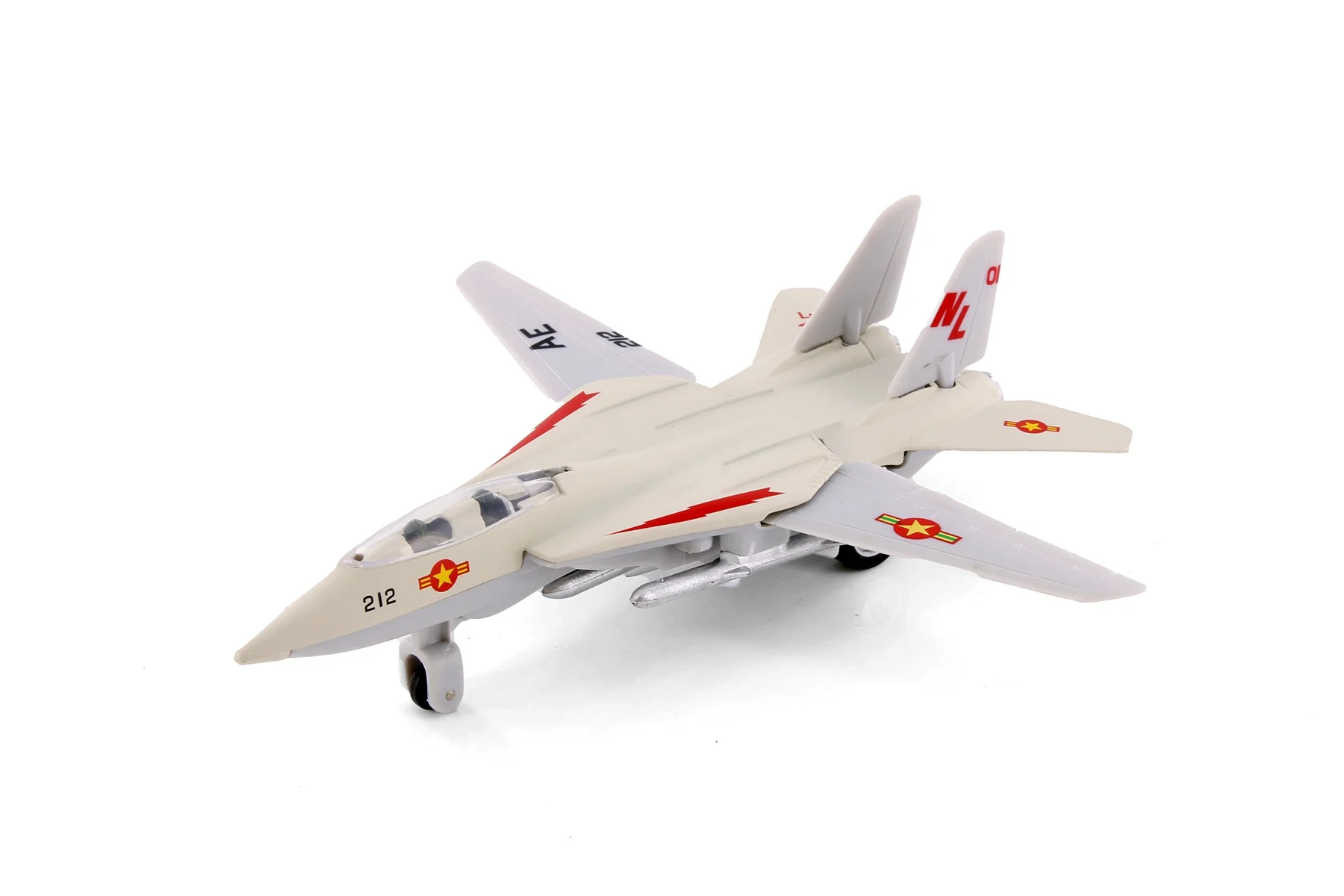 X Force Commander F-4 Tomcat Jet, Cream/Ivory - Showcasts 51305 - 7 Inch Scale Plane