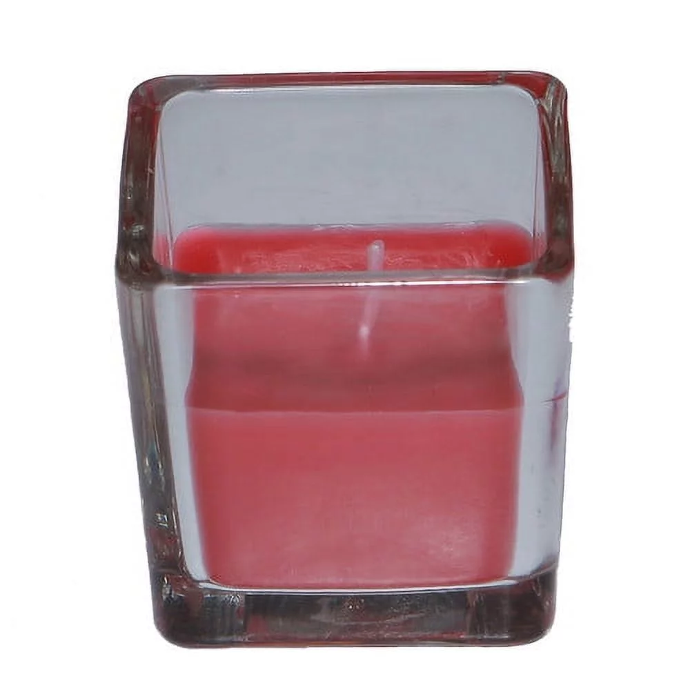 Jeco  12 Piece Lavender Square Glass Votive Candles