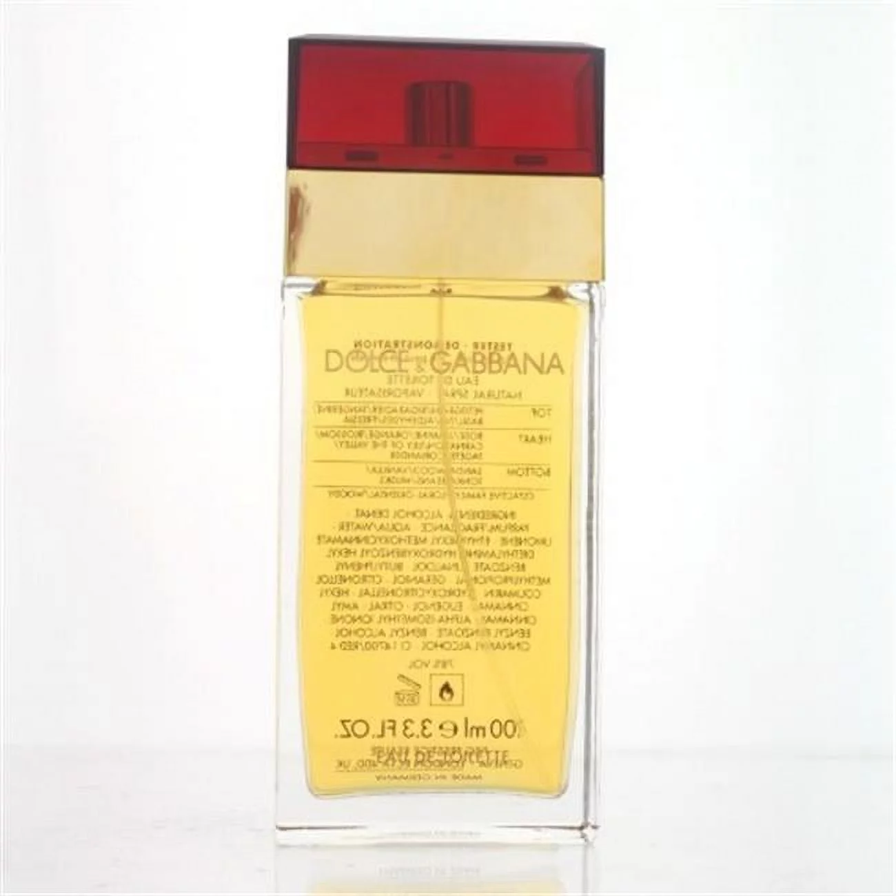 Dolce & Gabbana WDGRED34EDTSPR 3.3 oz Womens Dolce & Gabbana Red Eau De Toilette Spray