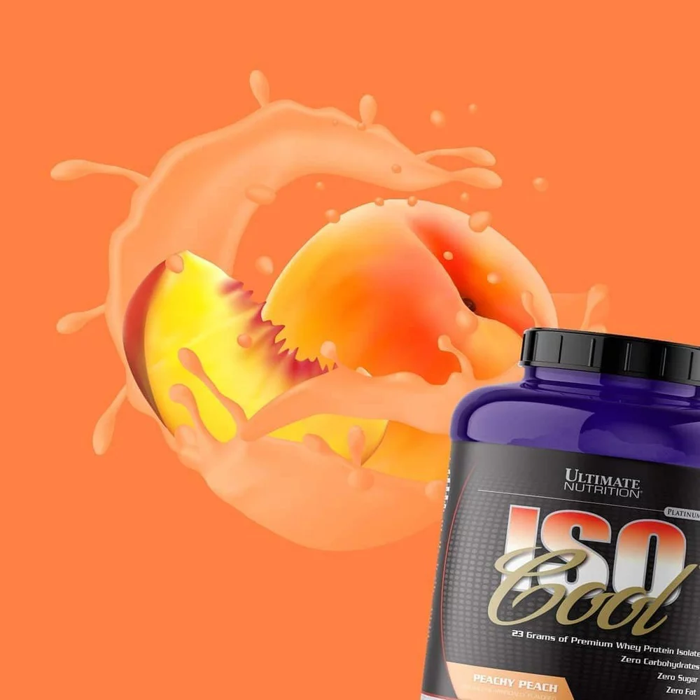 Ultimate Nutrition ISO Cool Keto Friendly Whey Isolate Protein Powder-2lb