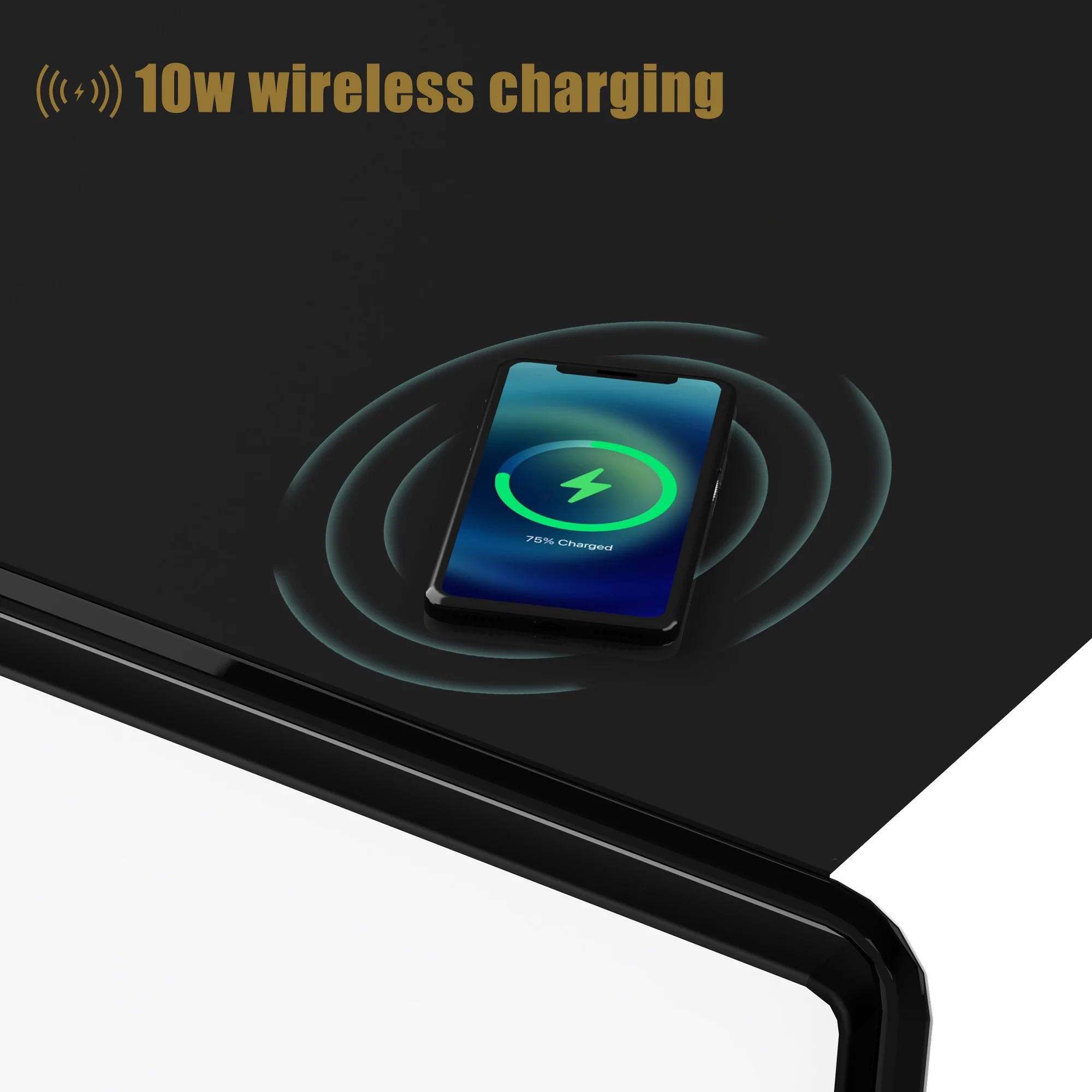 Smart Coffee Table with Fridge - Elevate Living Space