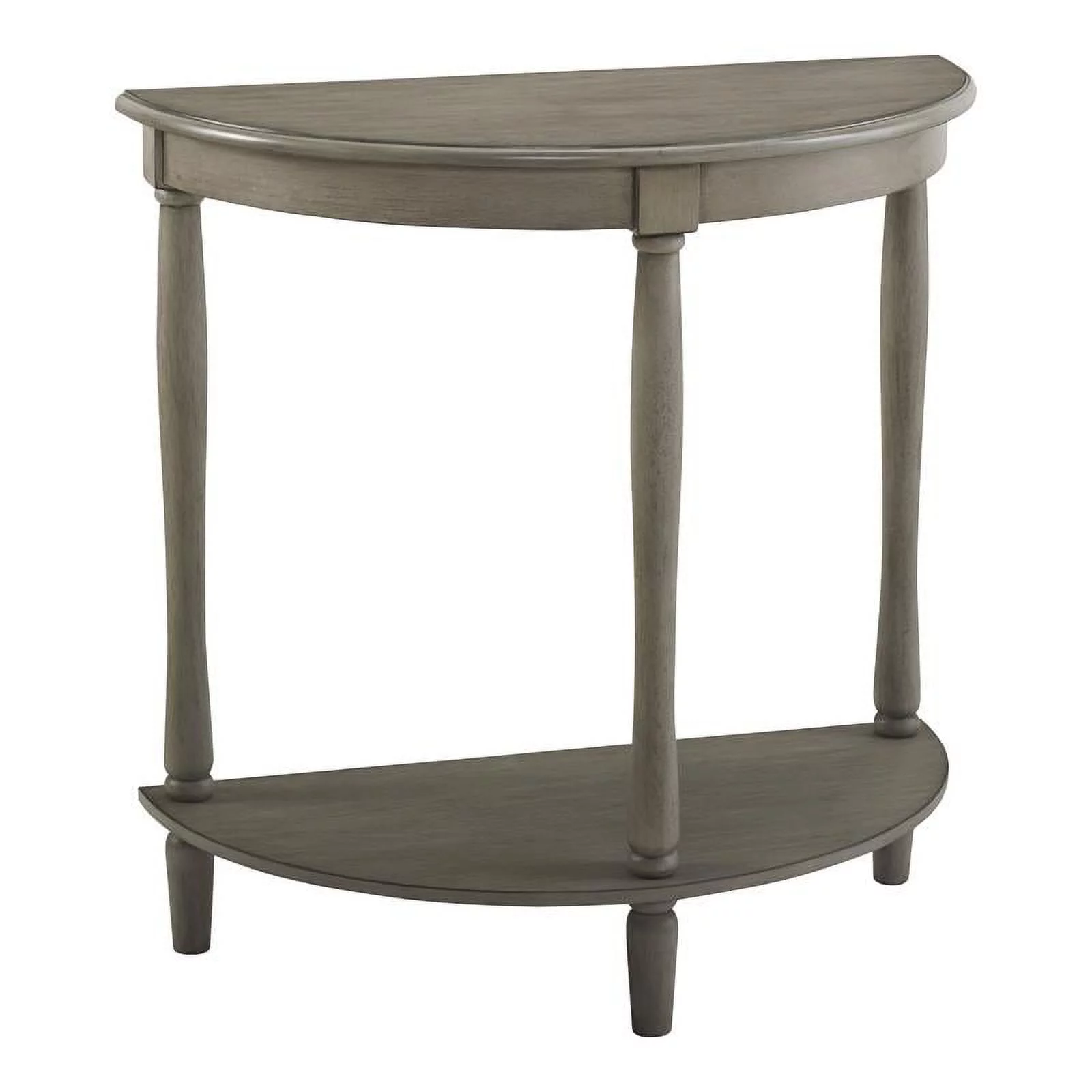 Furniture of America Viceroy Wood 1-Shelf Console Table in Antique Gray