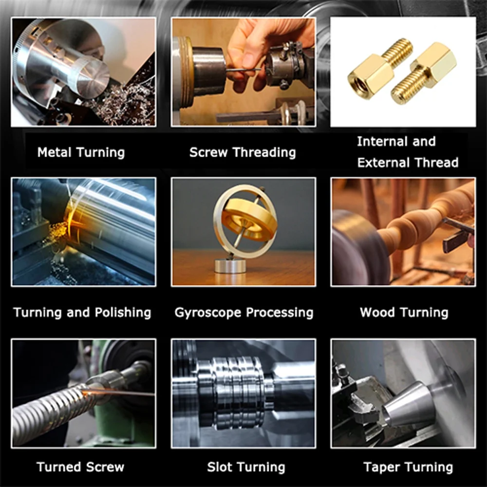 Techtongda BK260L Heavy-duty Precision Metal Bench Lathe 10.2