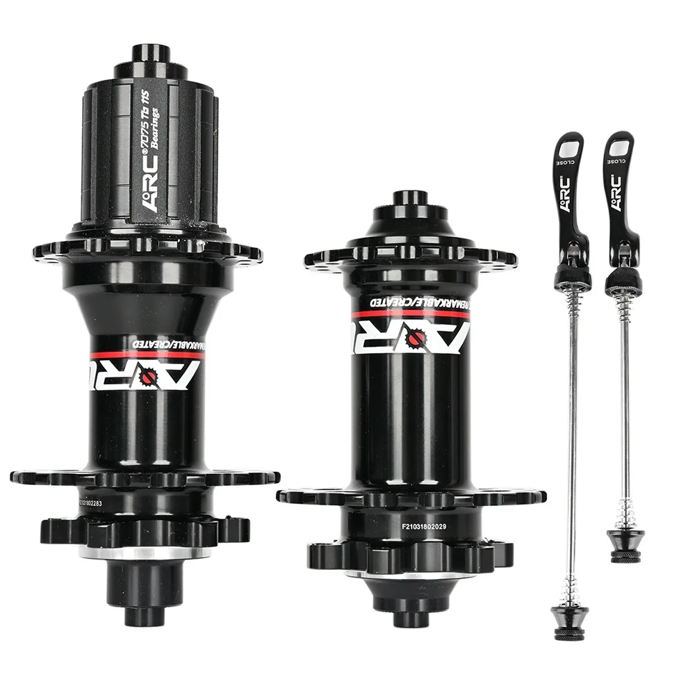 ARC MTB Bike Hub Front Rear HG 8 11 Speed 4 Claws 32 Holes Disc Brake Hubs with Quick Release Lever