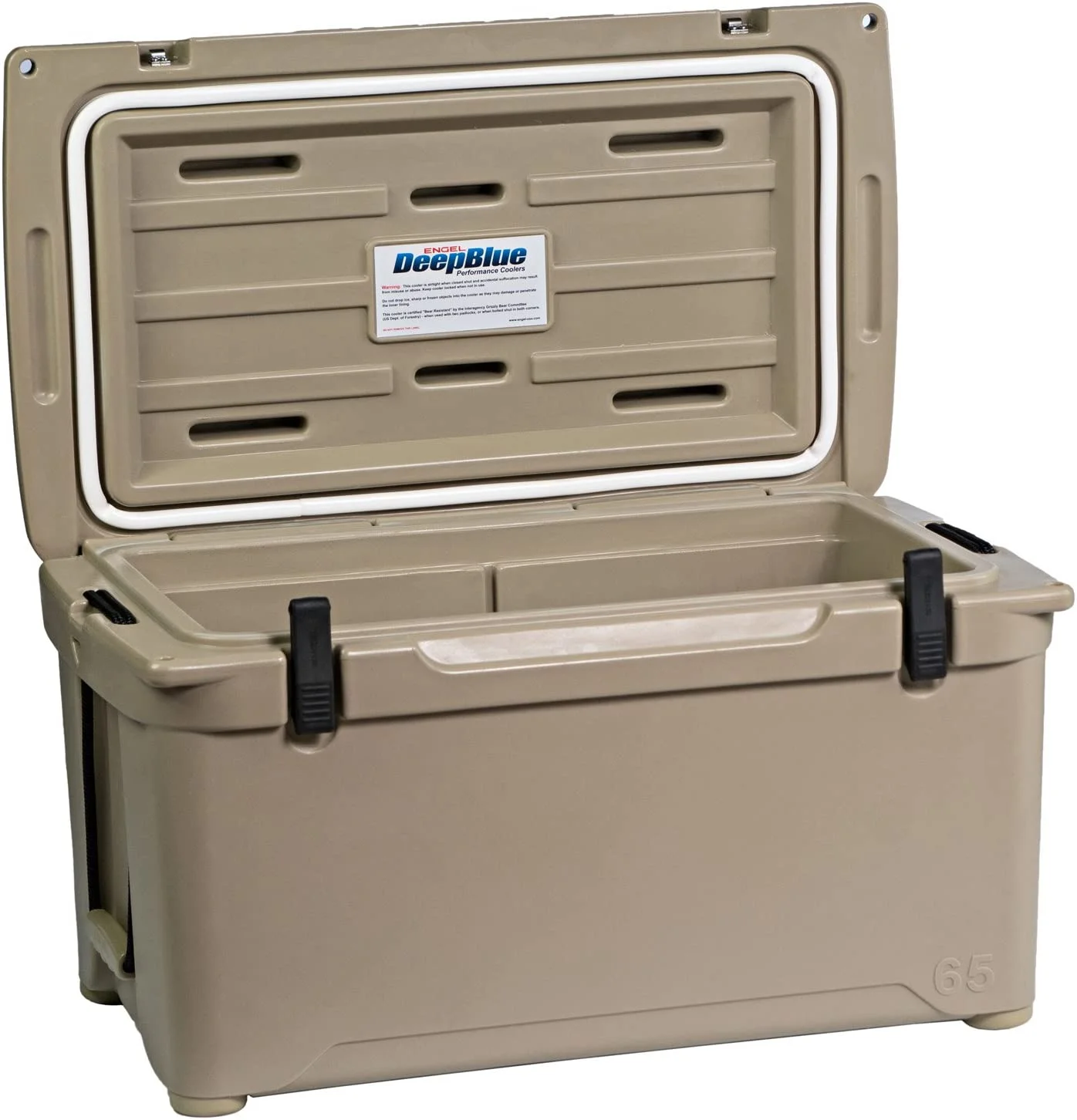 Engel Deep Blue 65Qt 65 Quart Tan DeepBlue Cooler Ice Chest - ENG65T