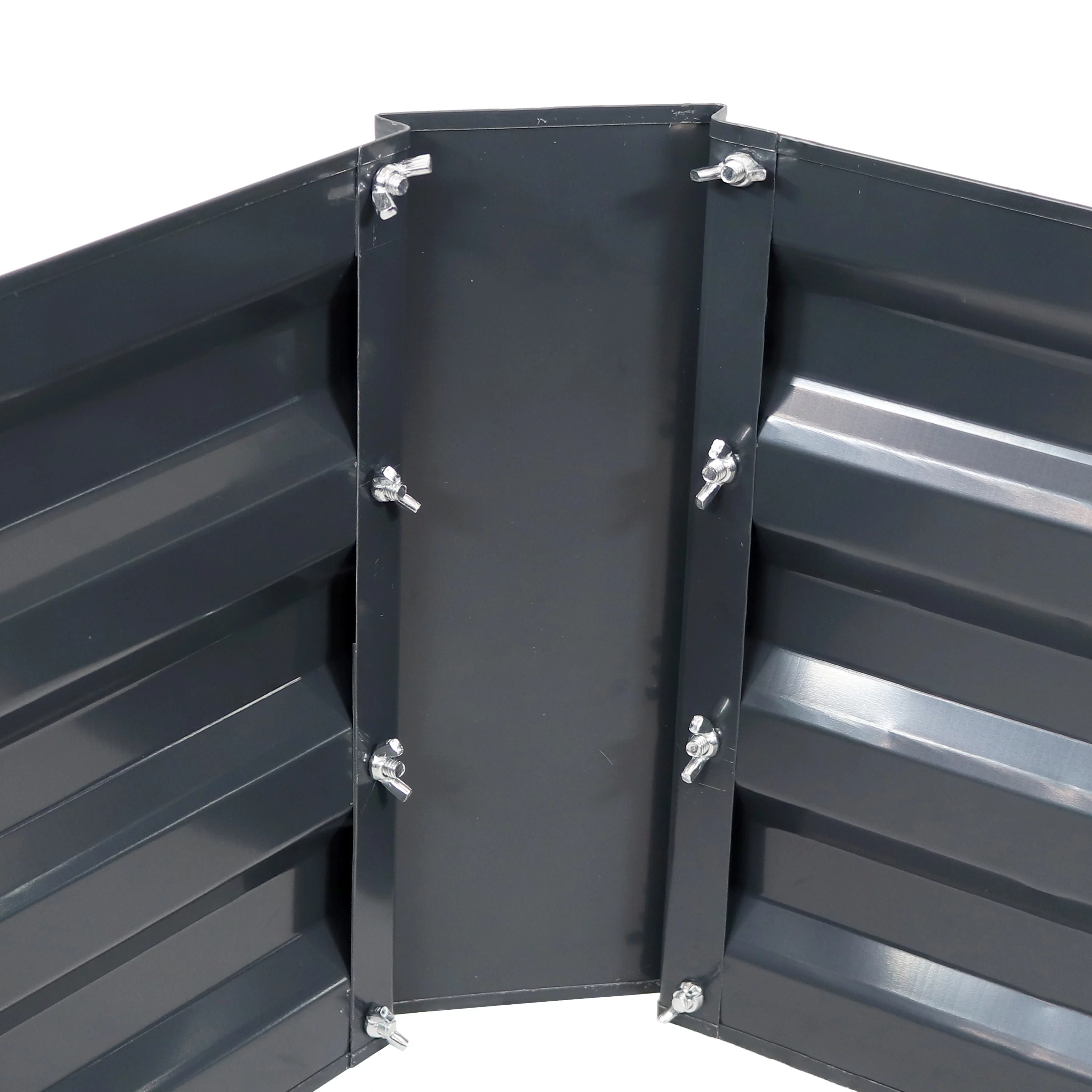 Sunnydaze Galvanized Steel Raised Garden Bed - Large Rectangle - 47