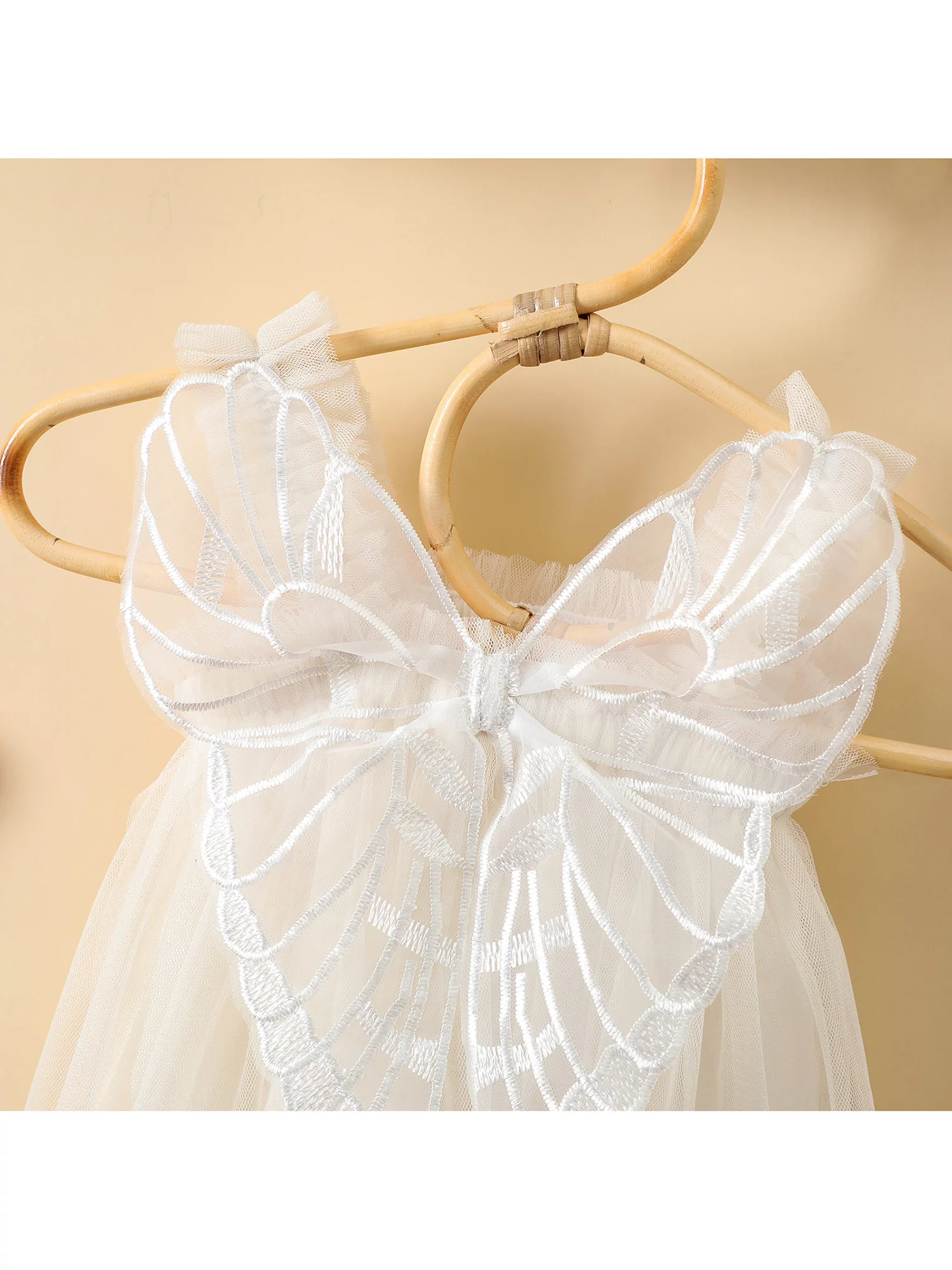 Peyakidsaa Toddler Baby Girls Butterfly Wings Fairy Tutu Dress Costume Party Princess Dress 1-4 Years