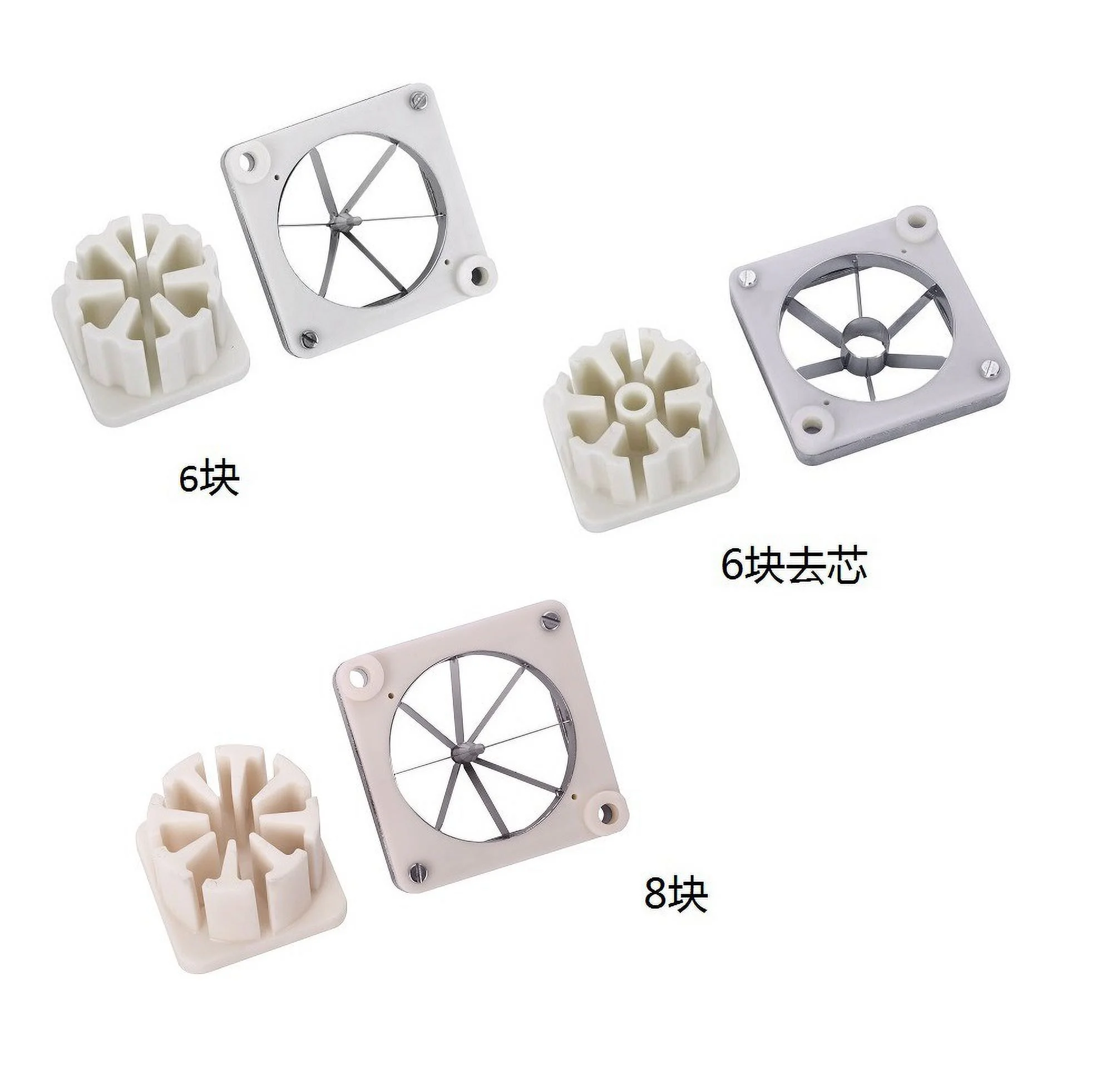 SKYSHALO Commercial Vegetable Chopper French Fry Cutter Potato Slicer Fruit Chopper, Super Value Set of Suction Feet