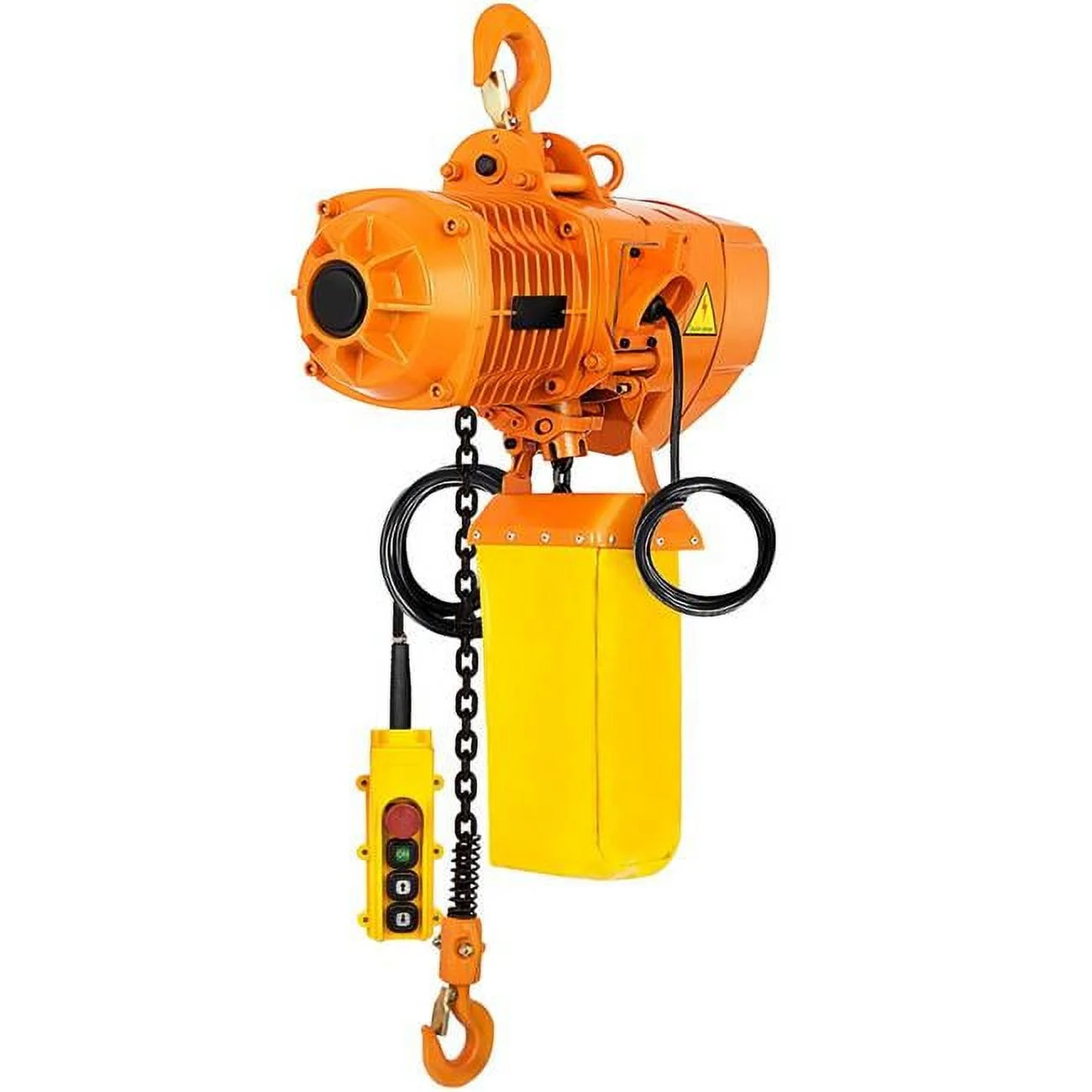 Vevor DDHL1TDXSLHHBBHL1V1 2200 lbs Double Electric Chain Hoist, Yellow