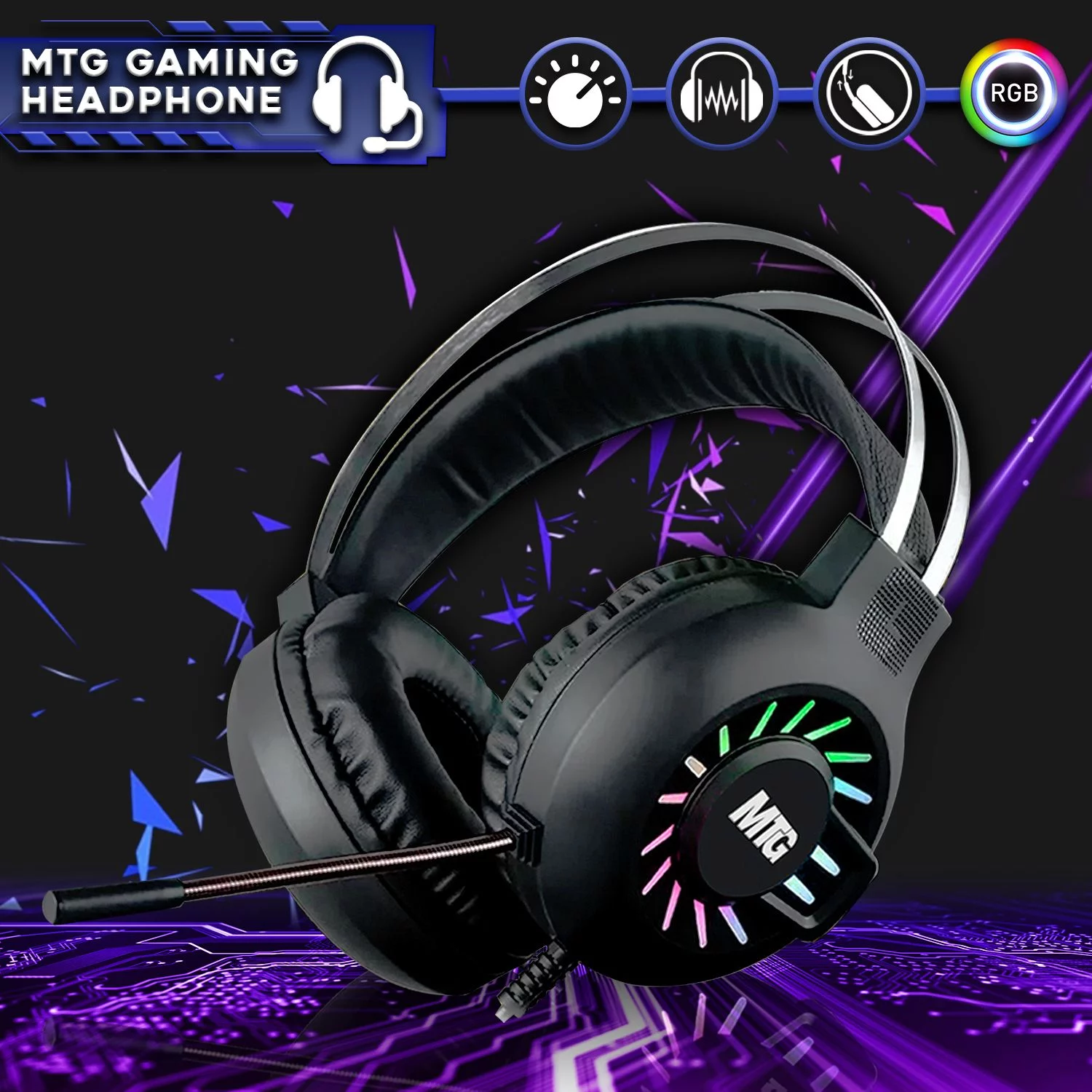 Restored Gaming Desktop PC, Intel i5 6th Gen, Zeus Pro 6, RX 550, 16GB ARGB RAM, 1TB SSD + 4TB HDD, 22 Inch Monitor, RGB Keyboard Mouse, Speaker, Headphone, Webcam, Win 10 Pro (Refurbished)